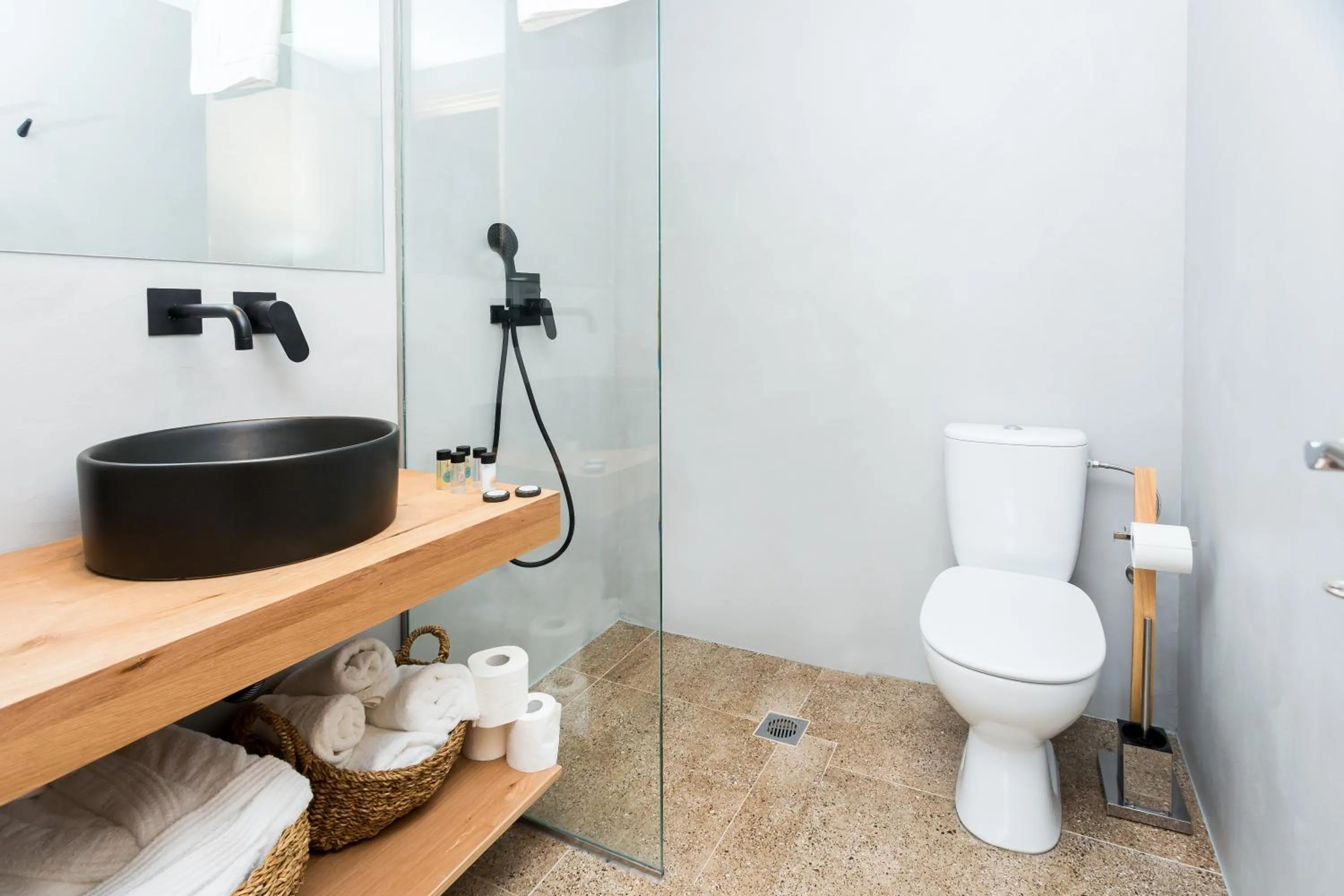 Shower in Ciel Living Athens