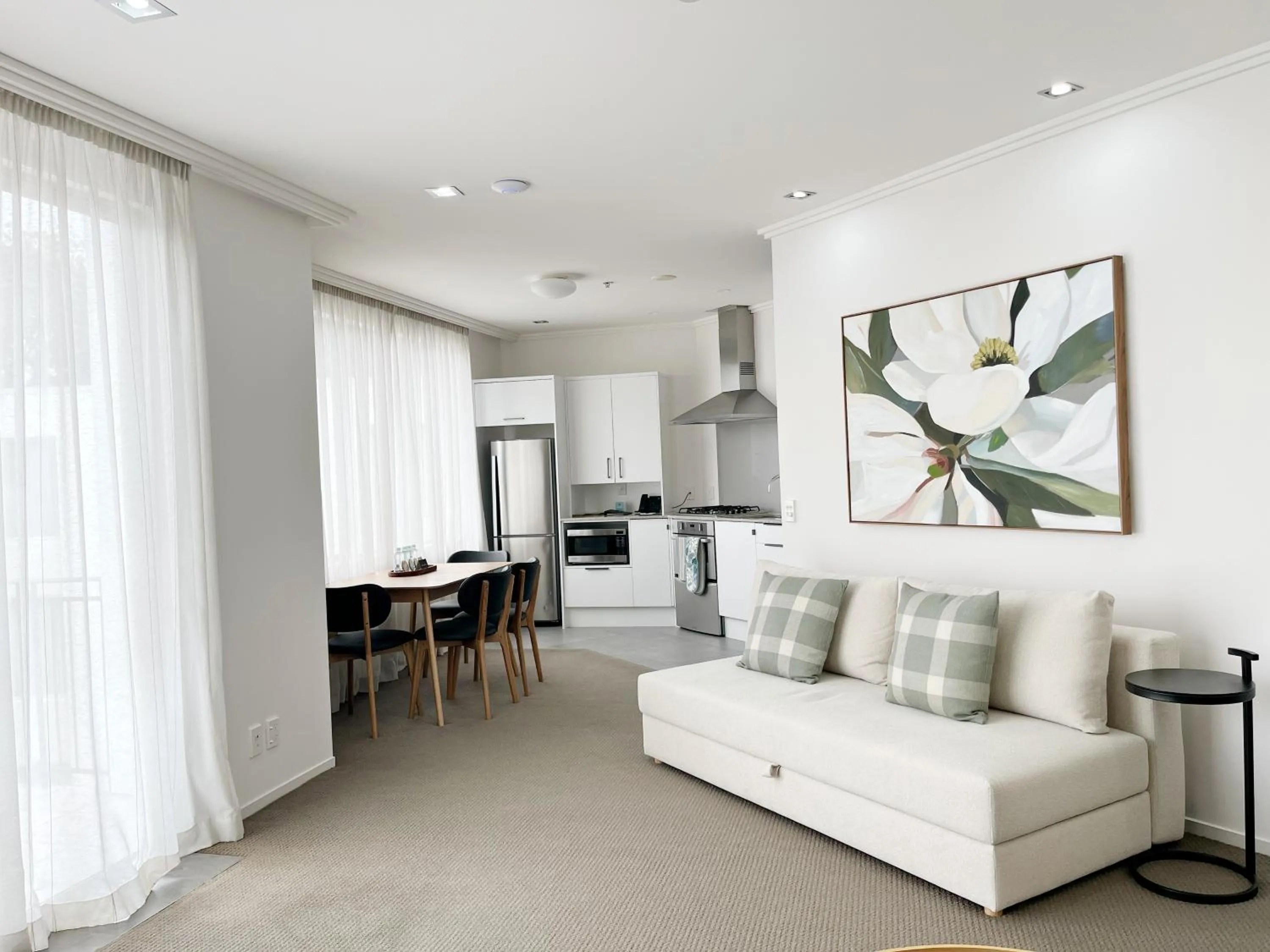 Living room in Trinity Wharf Tauranga