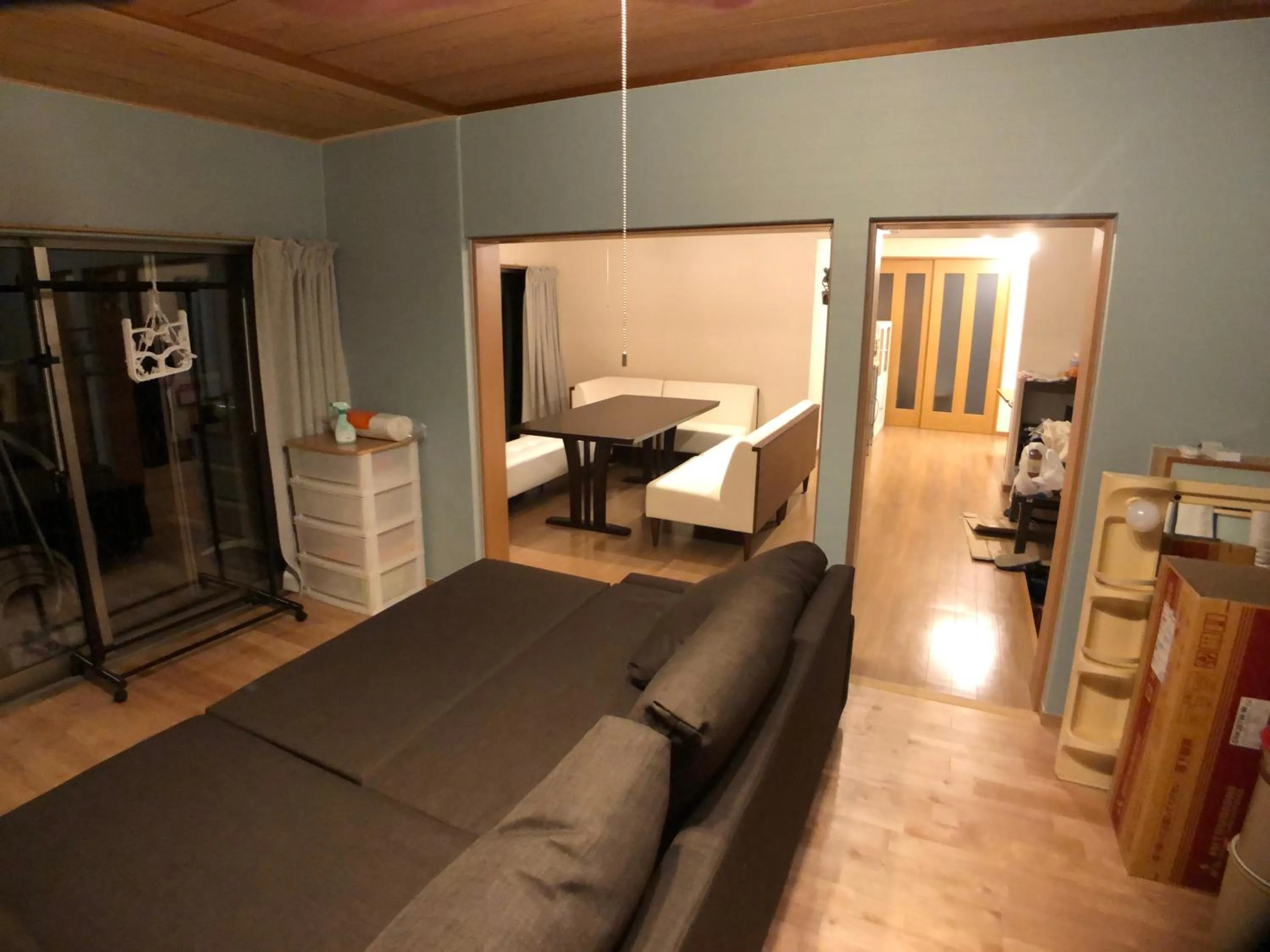 Living room in villa chillon