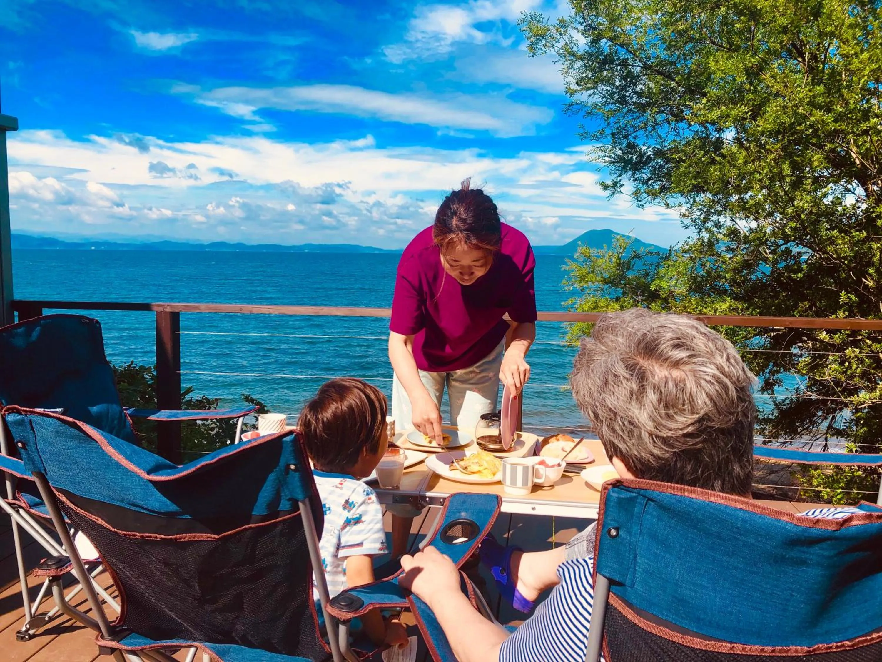 Balcony/Terrace in villa chillon