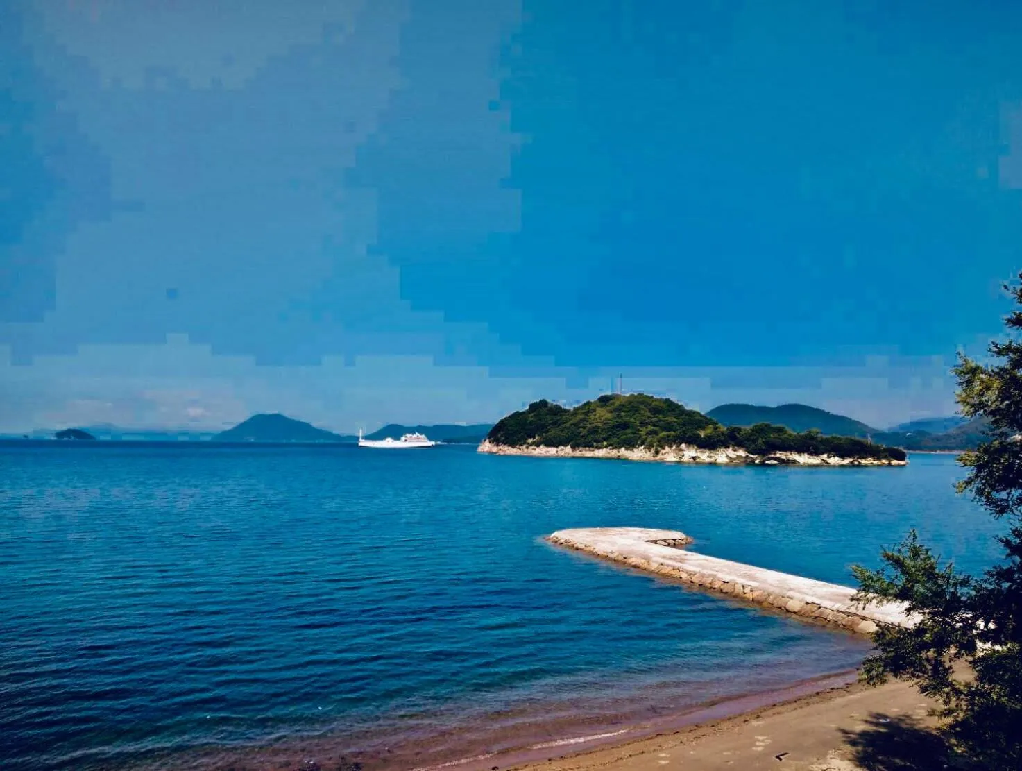 Natural landscape in villa chillon