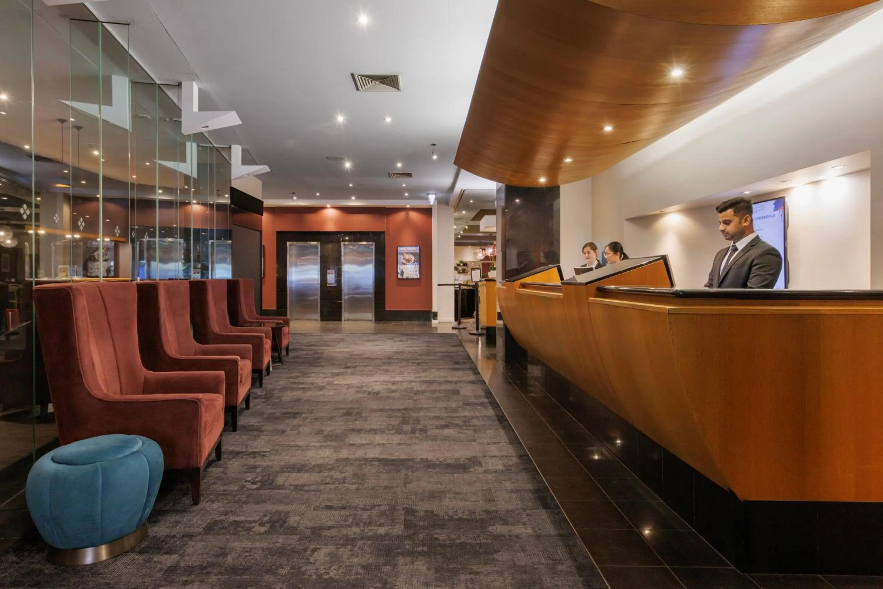 Lobby or reception in Hotel Grand Chancellor Melbourne