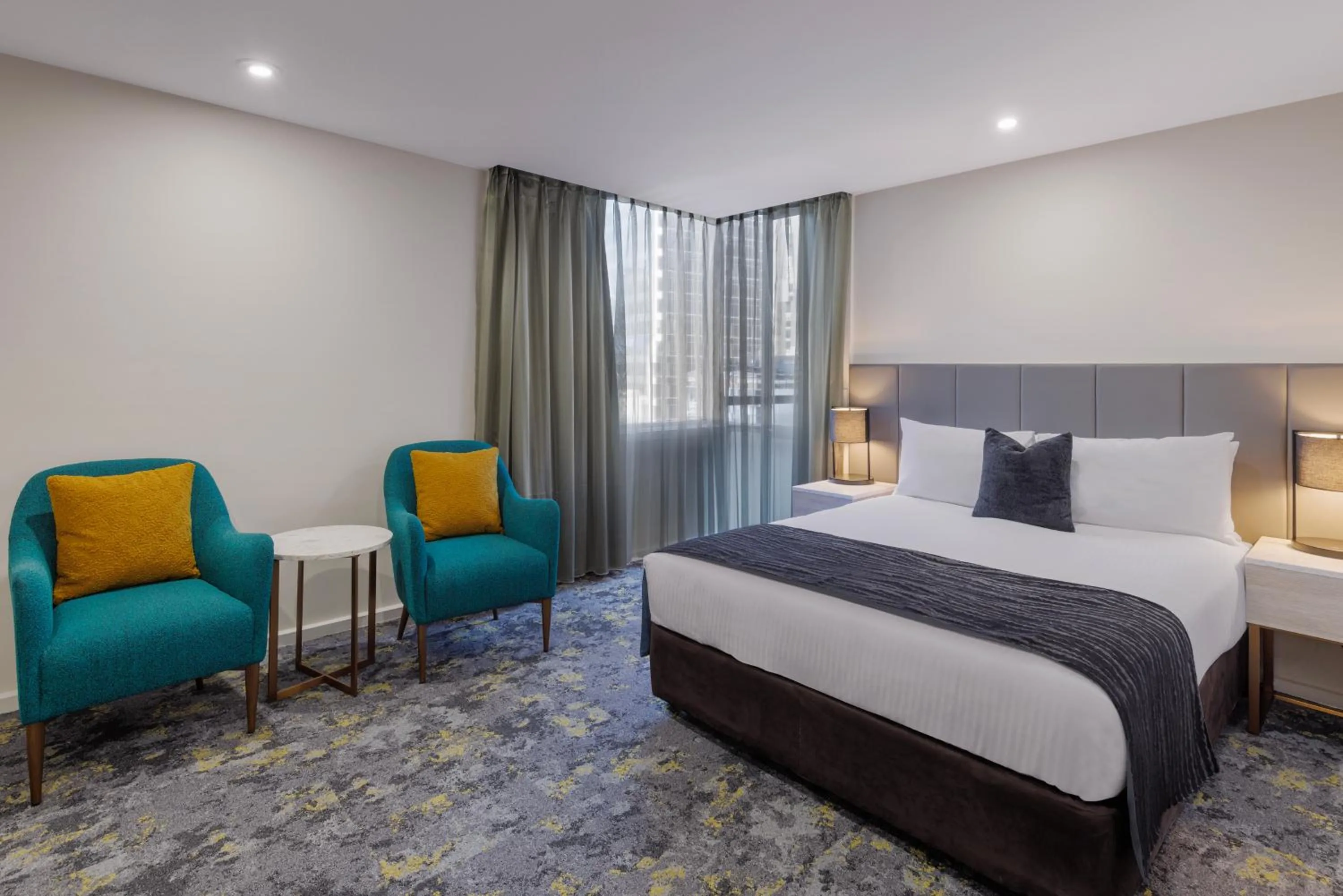 Bedroom, Bed in Hotel Grand Chancellor Melbourne