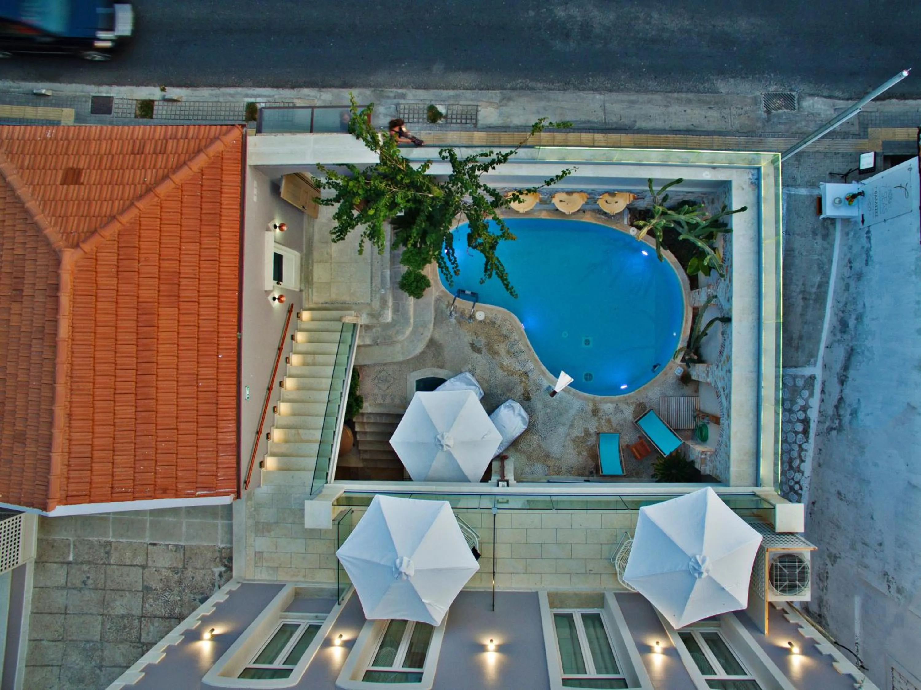 Patio in Thalassa Boutique Hotel