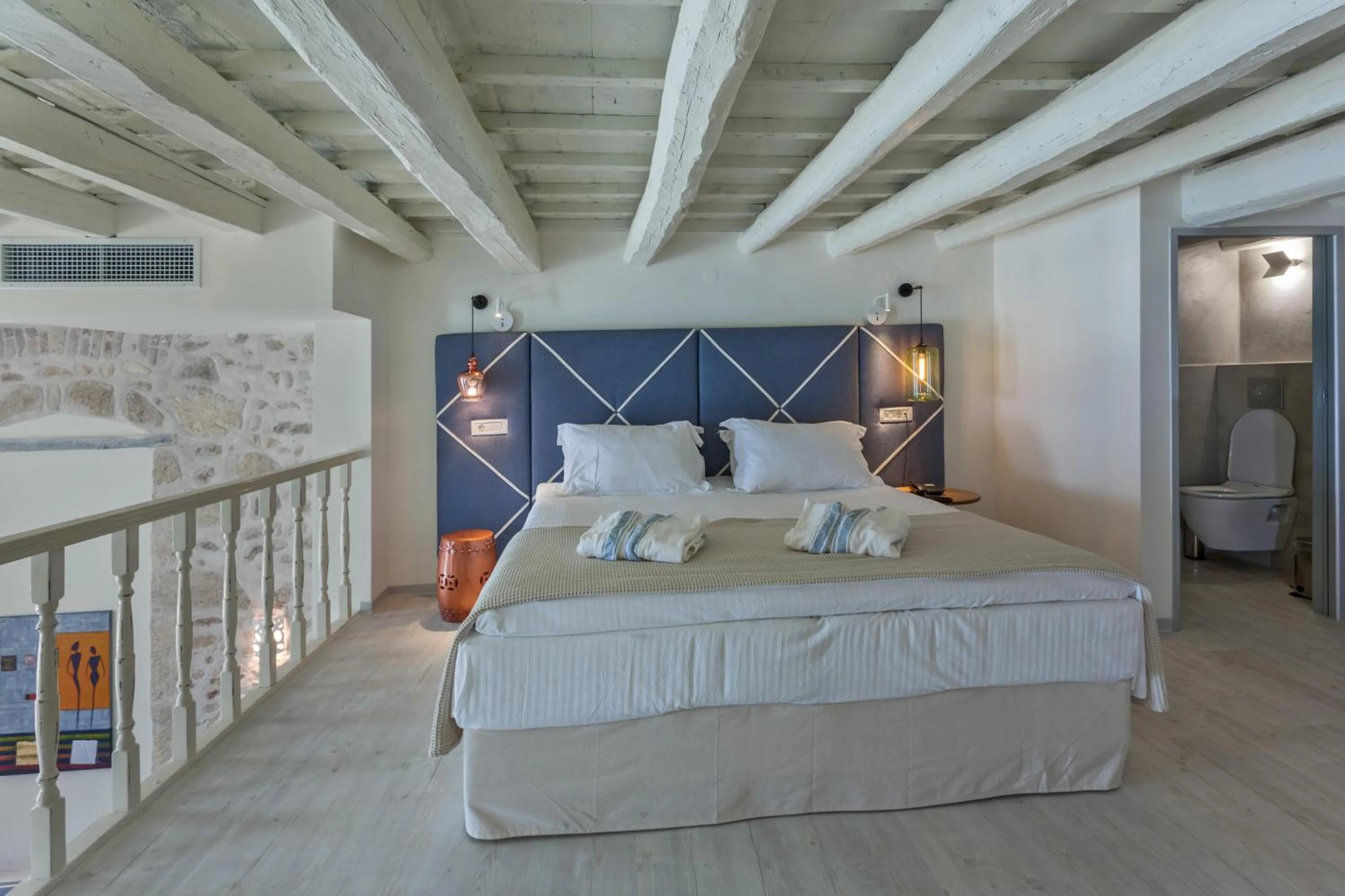 Bed in Thalassa Boutique Hotel