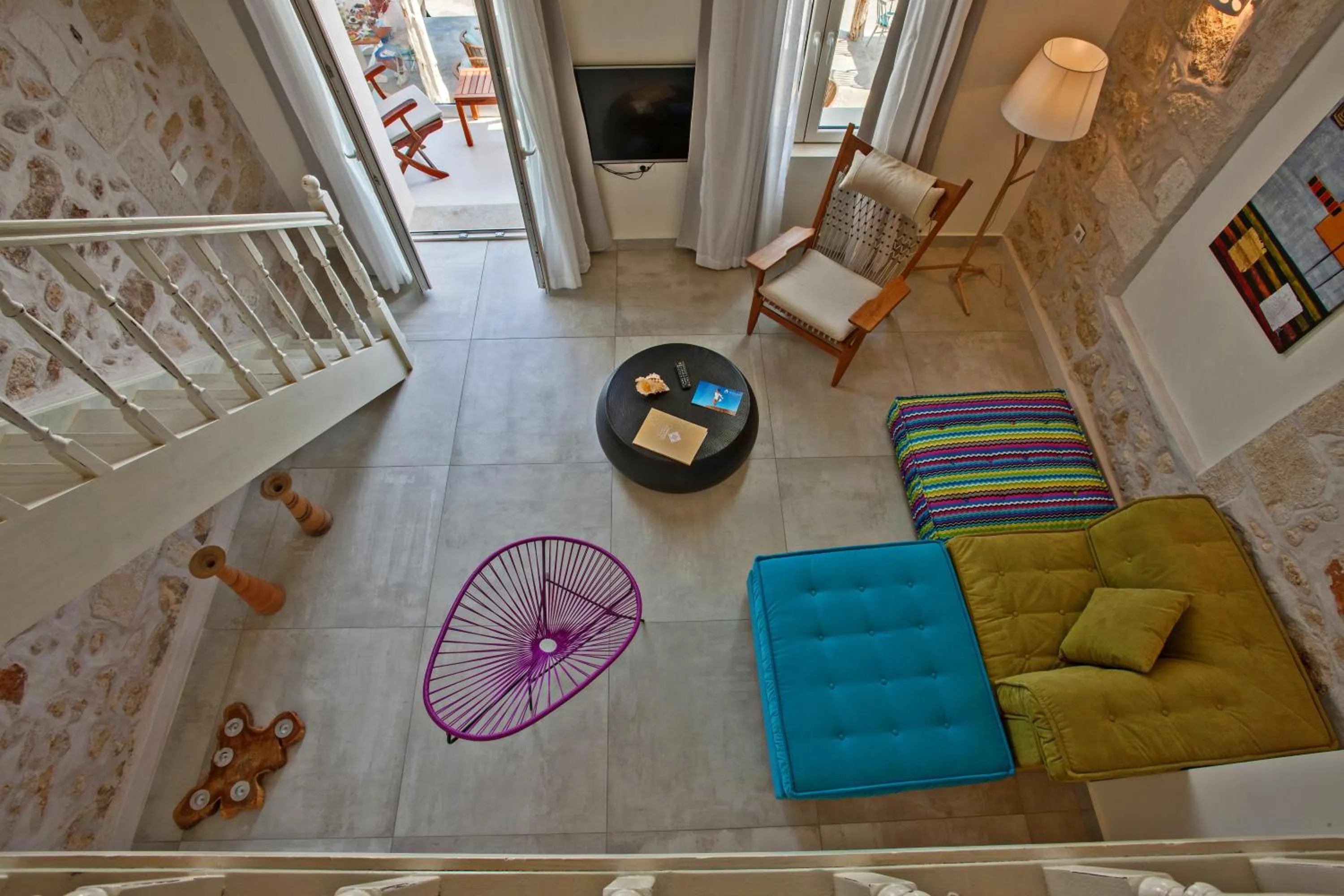 Living room in Thalassa Boutique Hotel