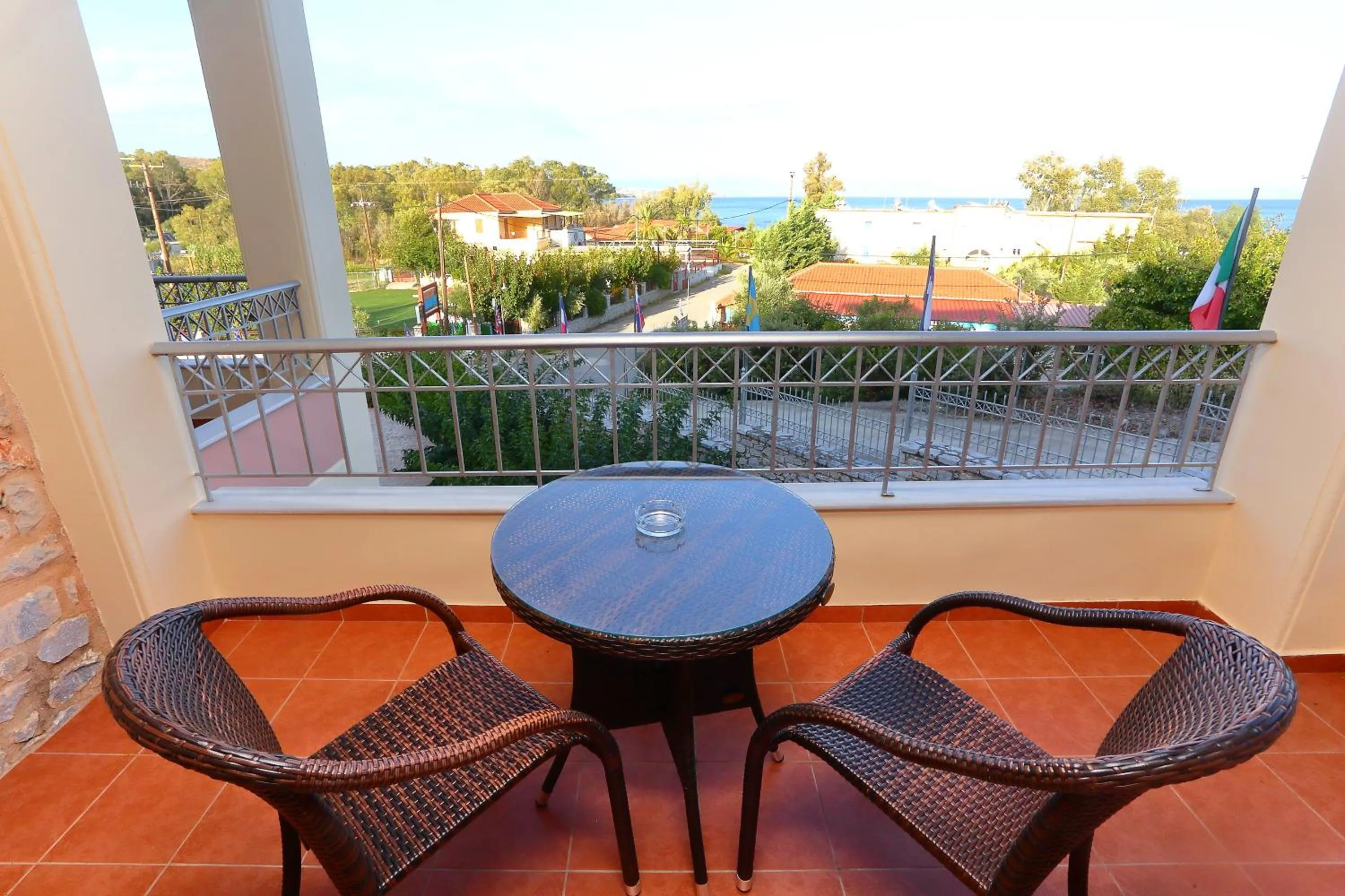Patio in Vathi Hotel Apartment Hotel