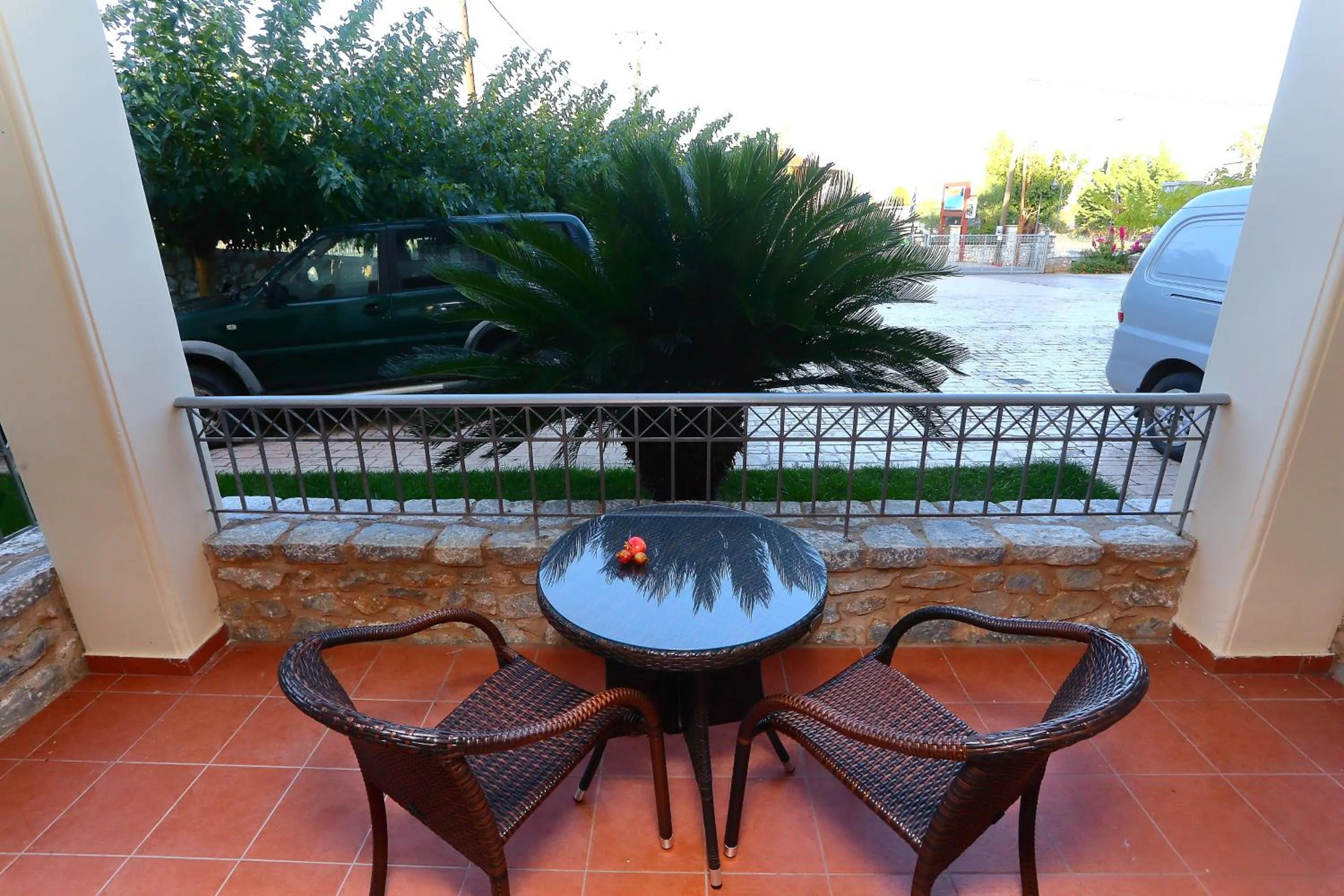 Patio in Vathi Hotel Apartment Hotel