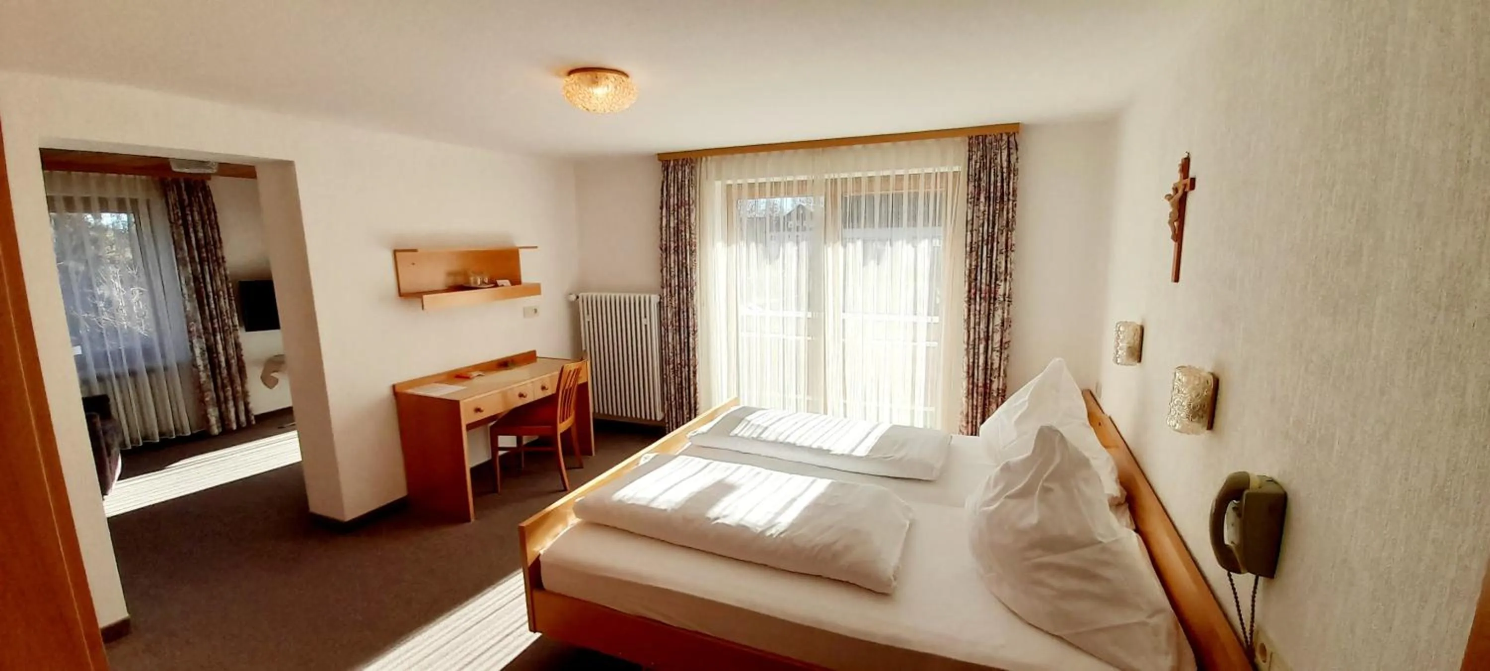 Bedroom, Bed in Hotel Seemüller