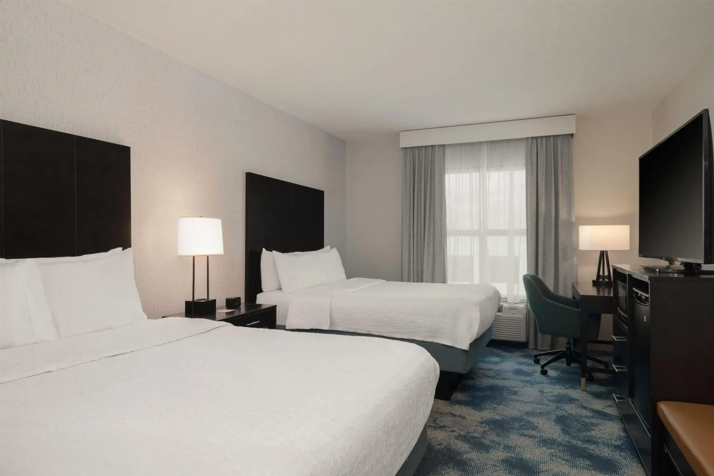 Room with Two Queen Beds - Non-Smoking in Hampton Inn & Suites Baton Rouge Downtown Room with Two Queen Beds - Non-Smoking in Hampton Inn & Suites Baton Rouge Downtown