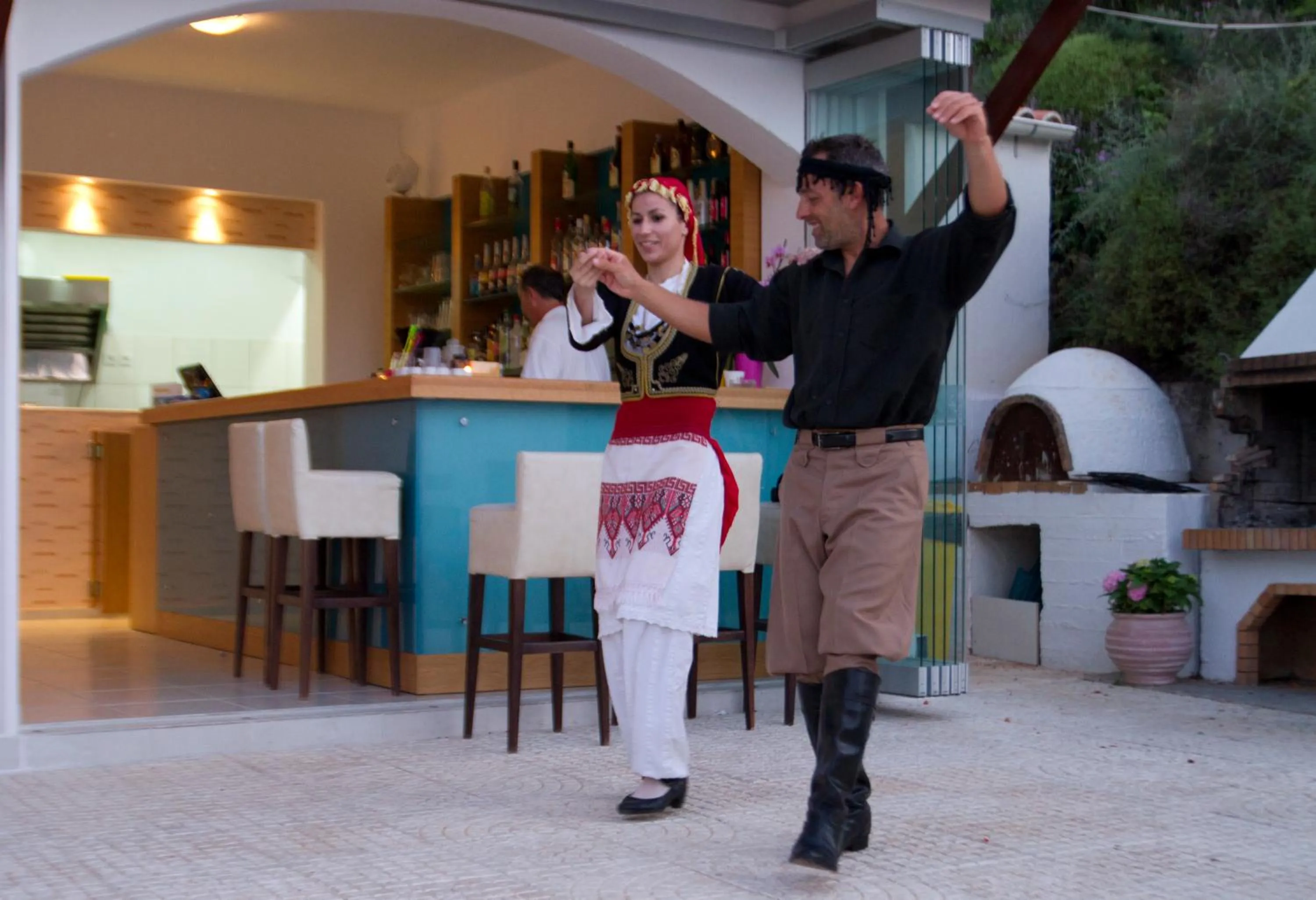 Evening entertainment in Frida Apartments