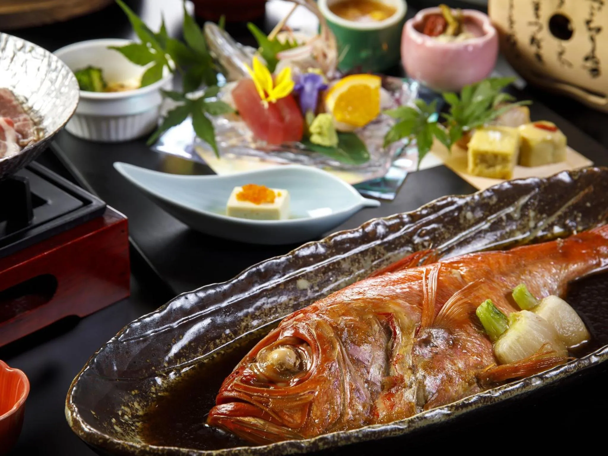 Dinner in Ito Kowakien