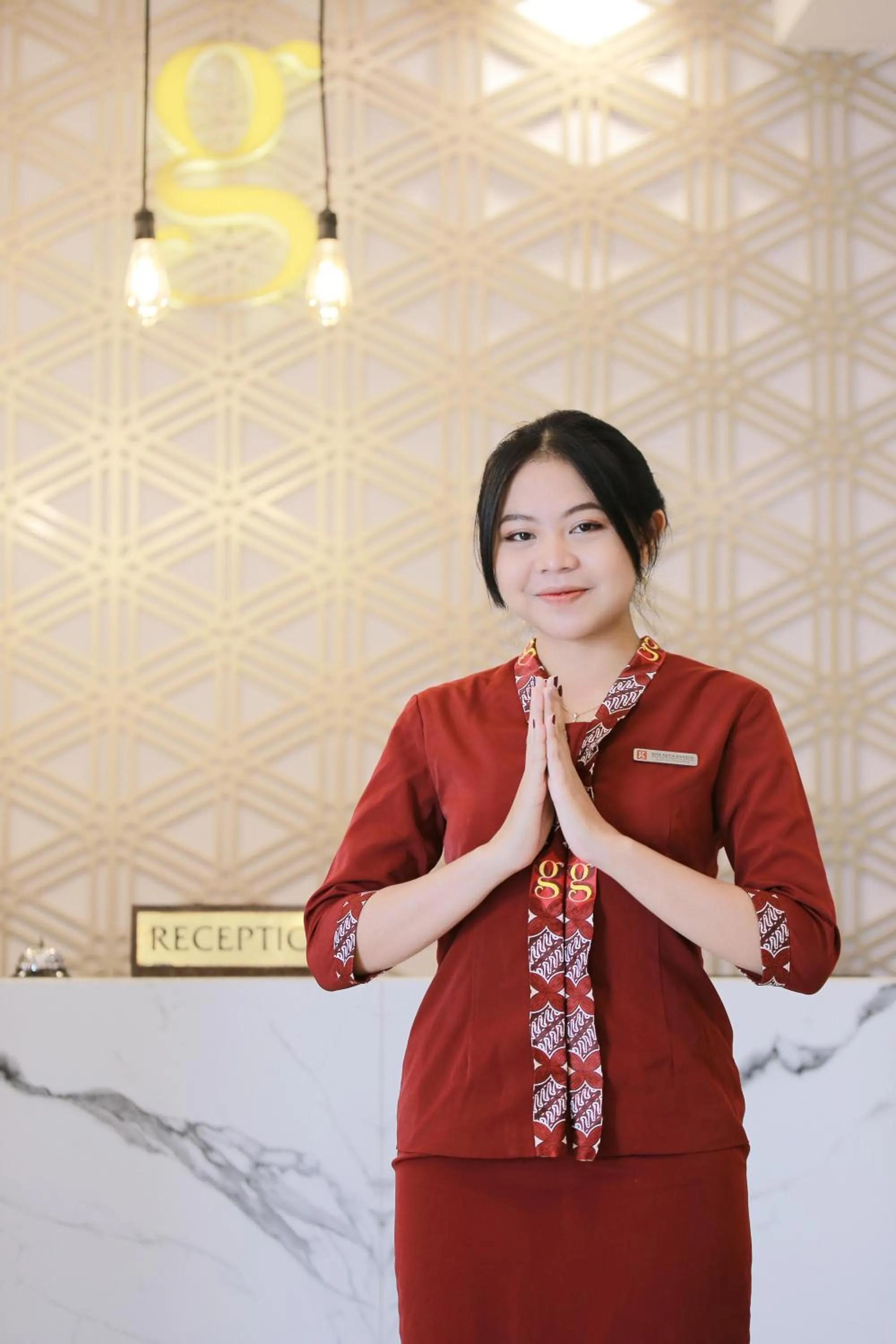 Bed in Hotel Gunawangsa Manyar