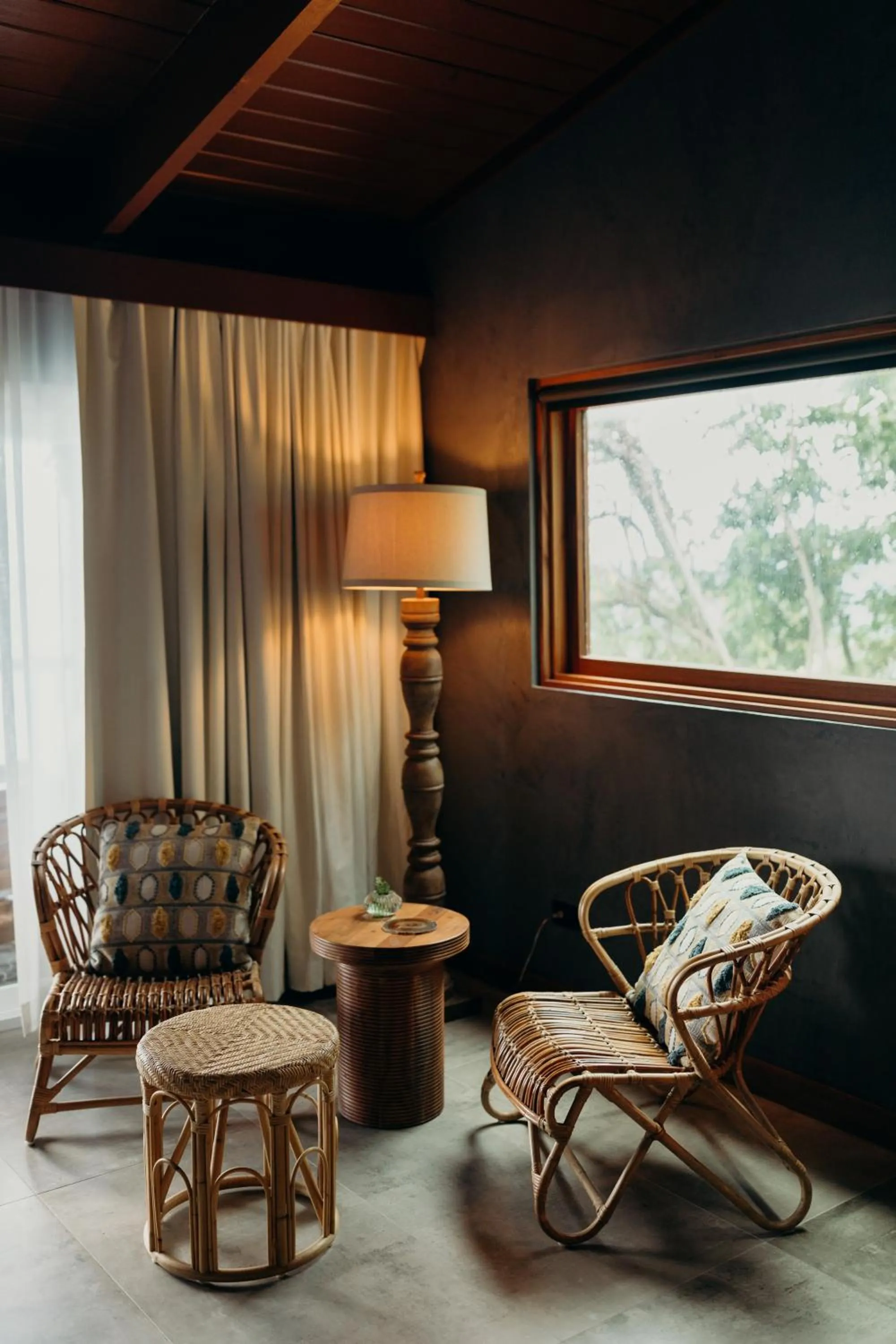 Living room in The Waves at Cane Bay