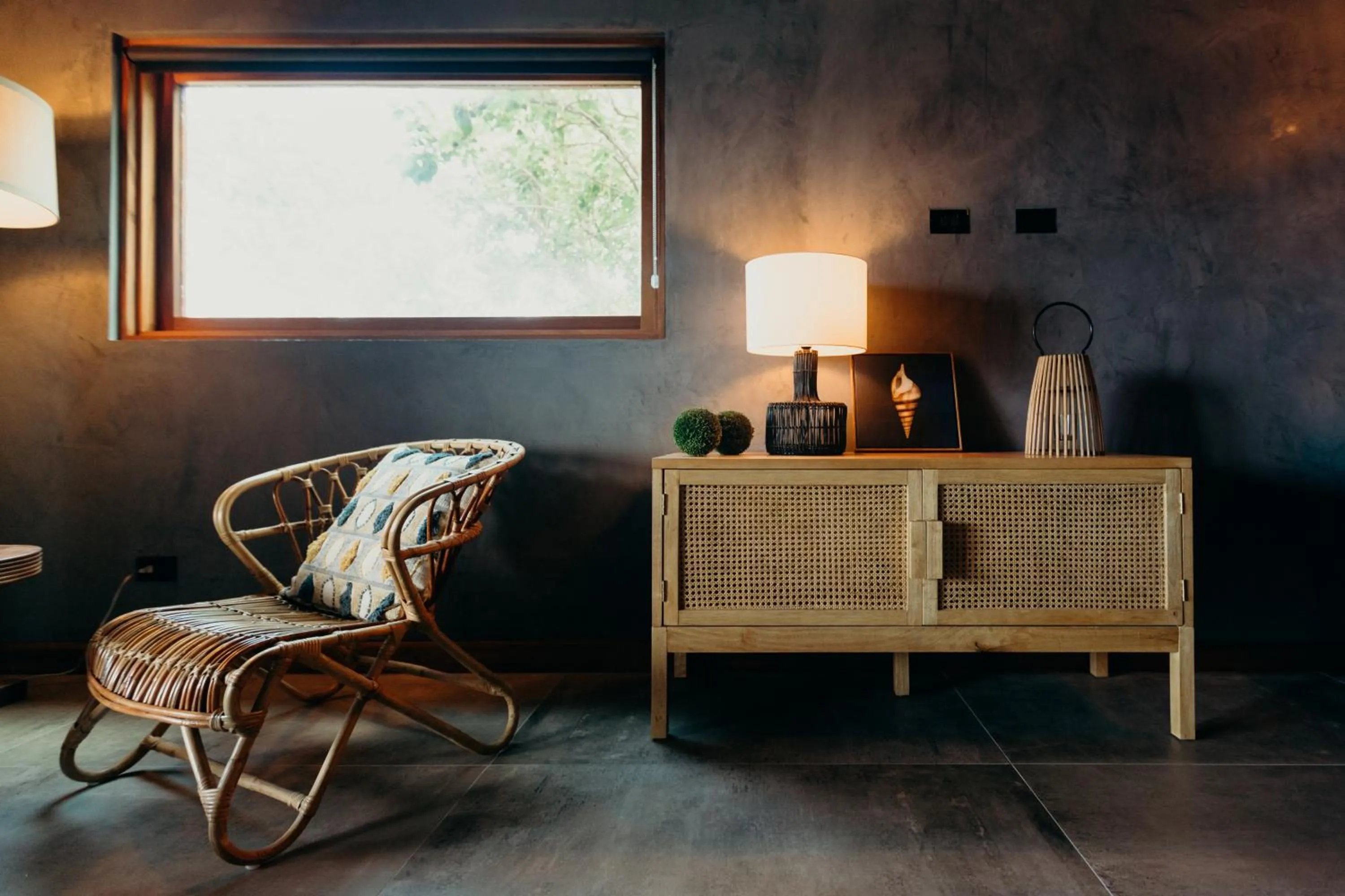 Seating area in The Waves at Cane Bay