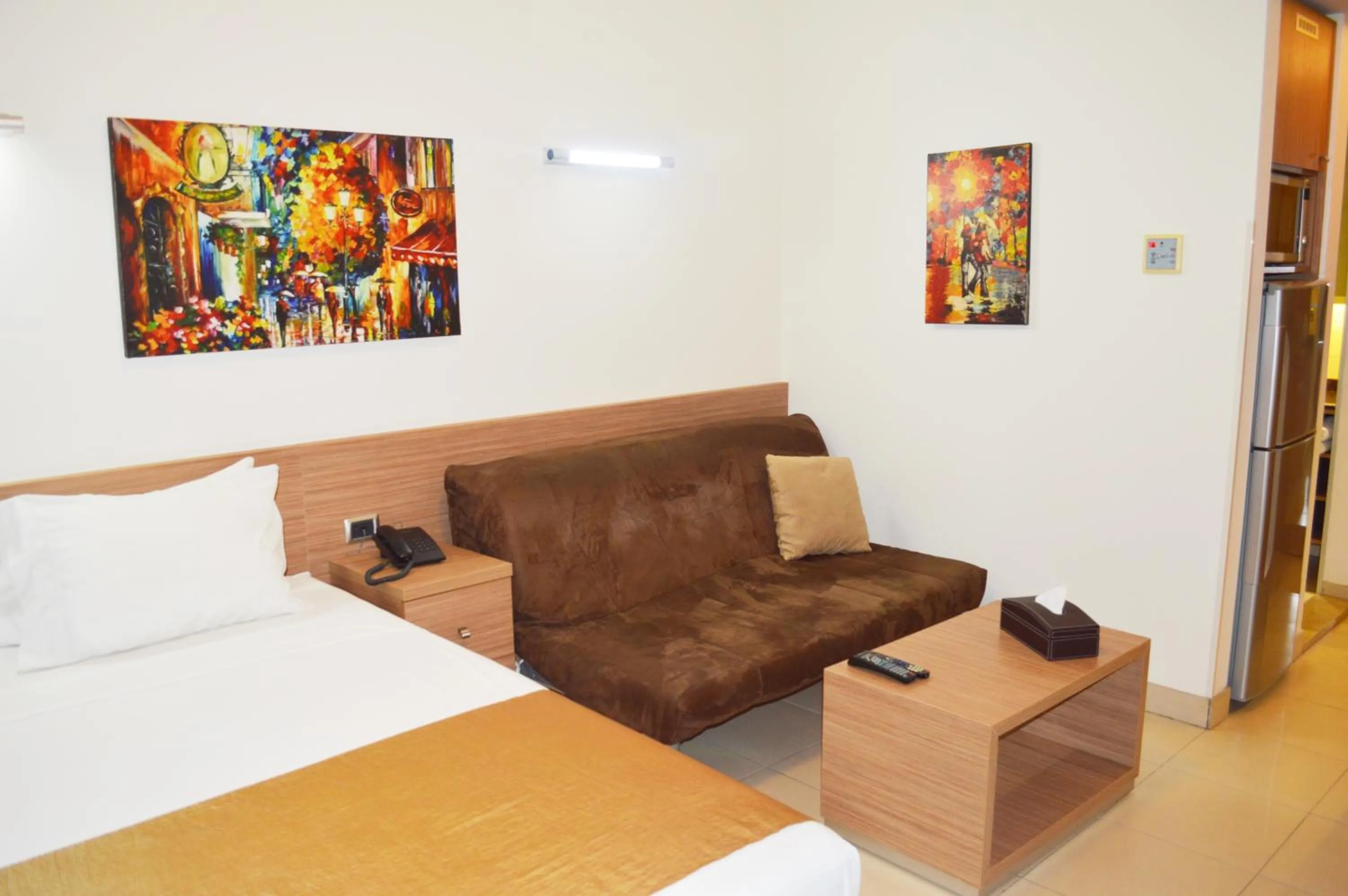 Bed in Hayali Suites