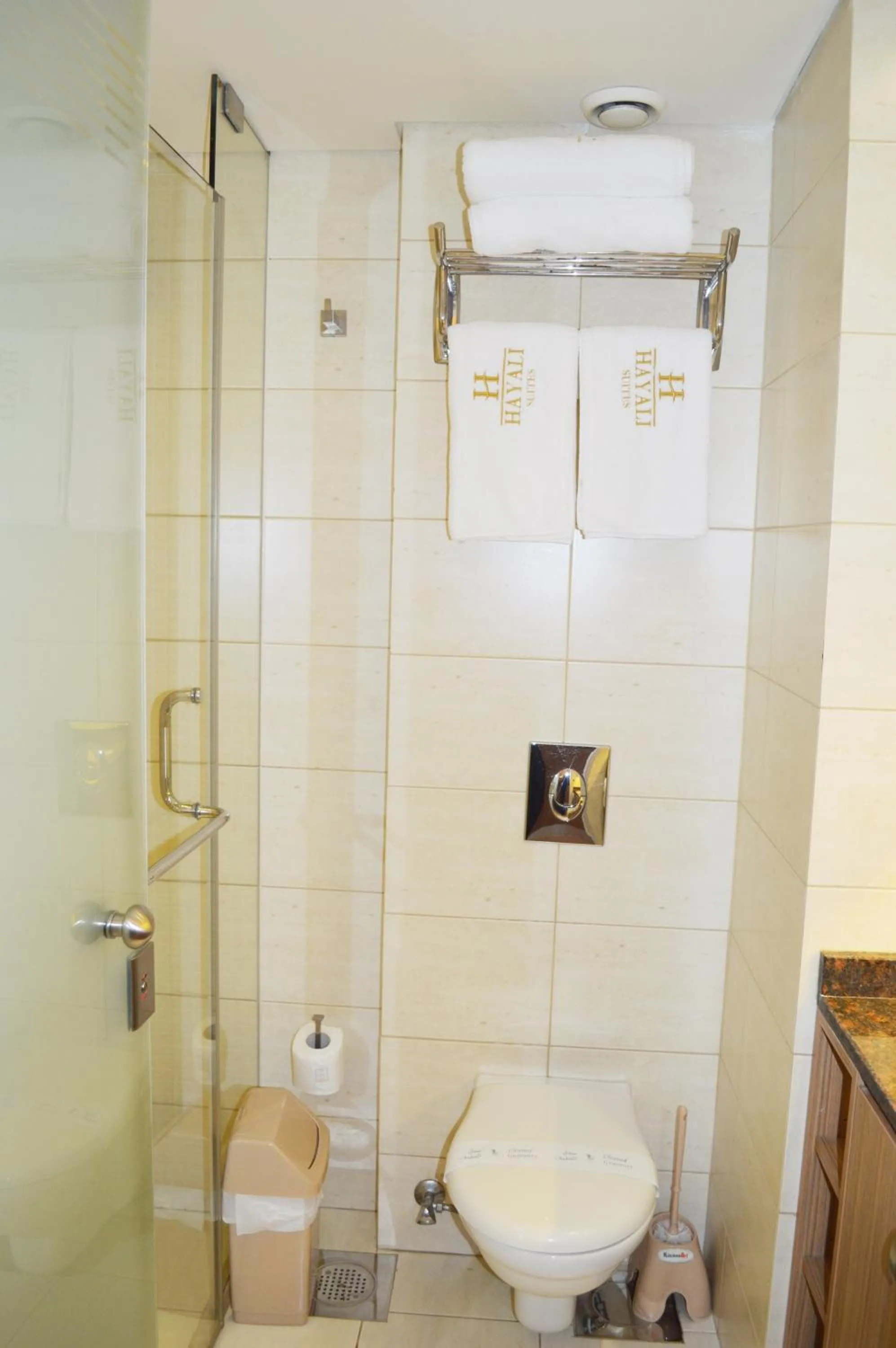 Shower in Hayali Suites