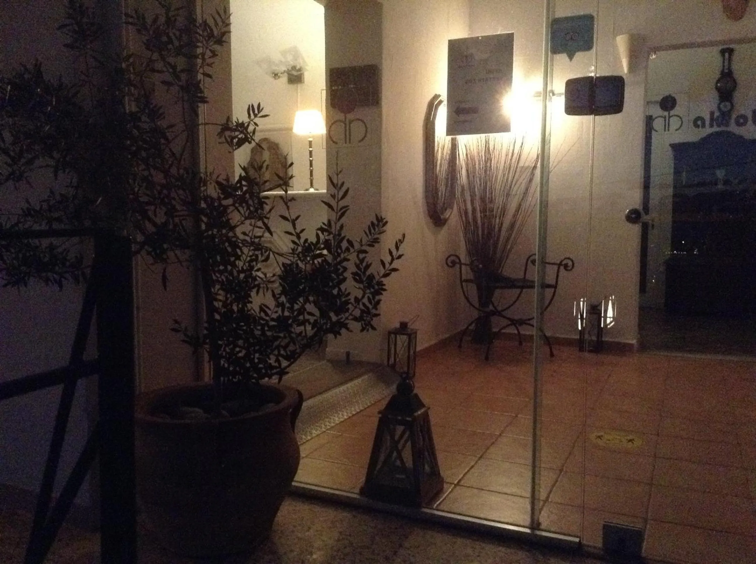 Lobby or reception in Akrotiri Hotel