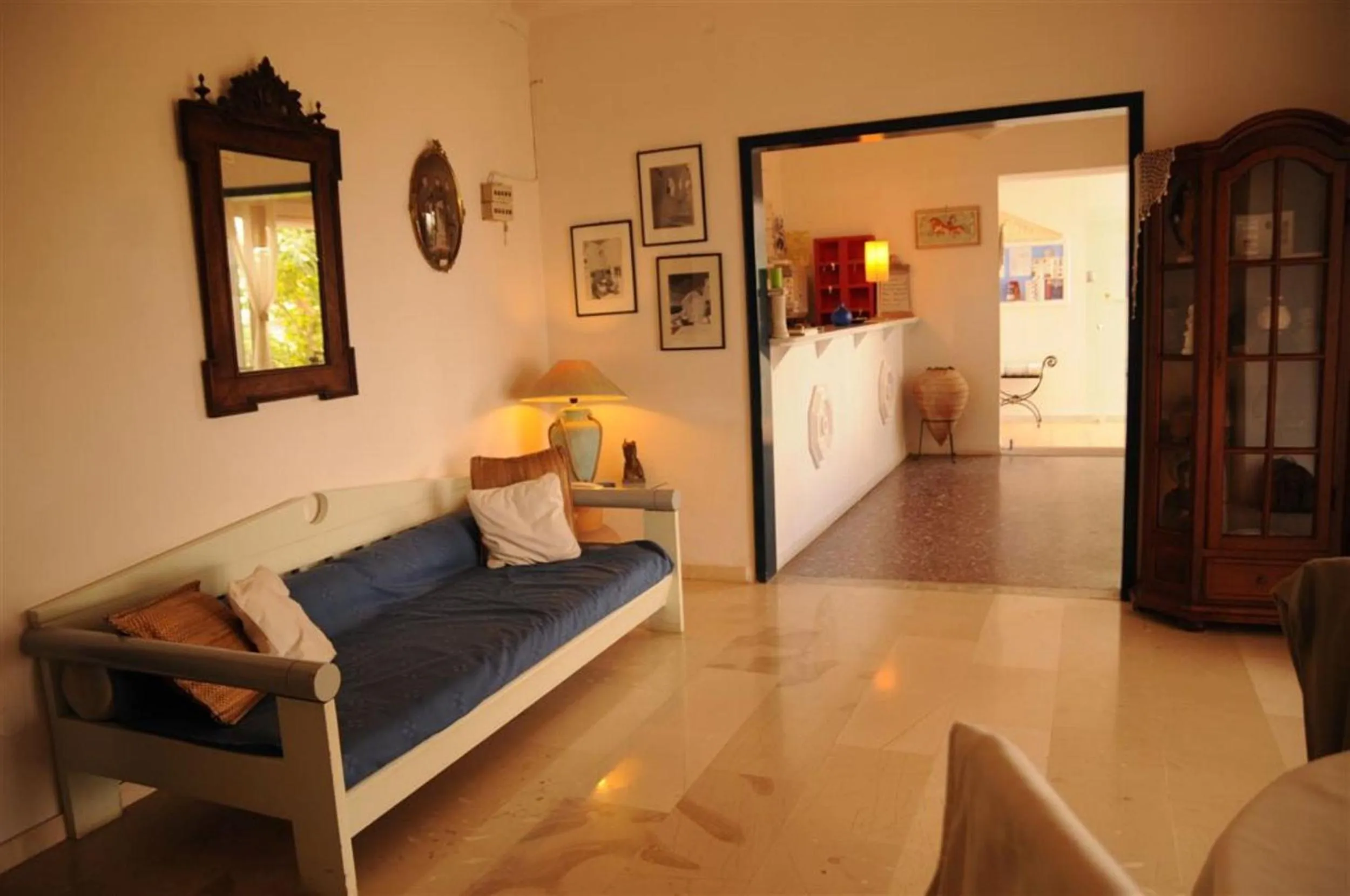 Lobby or reception in Akrotiri Hotel