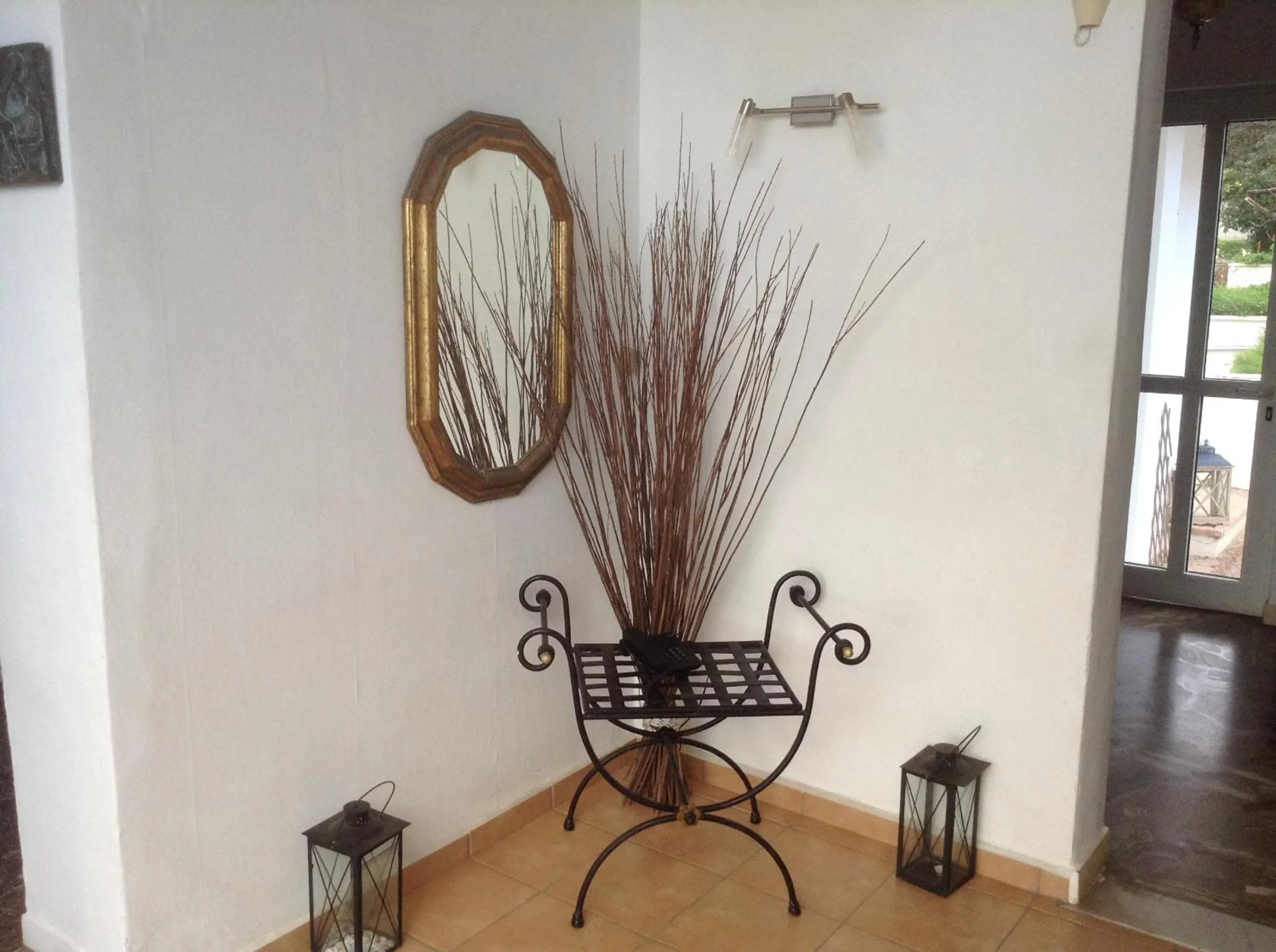 Lobby or reception in Akrotiri Hotel