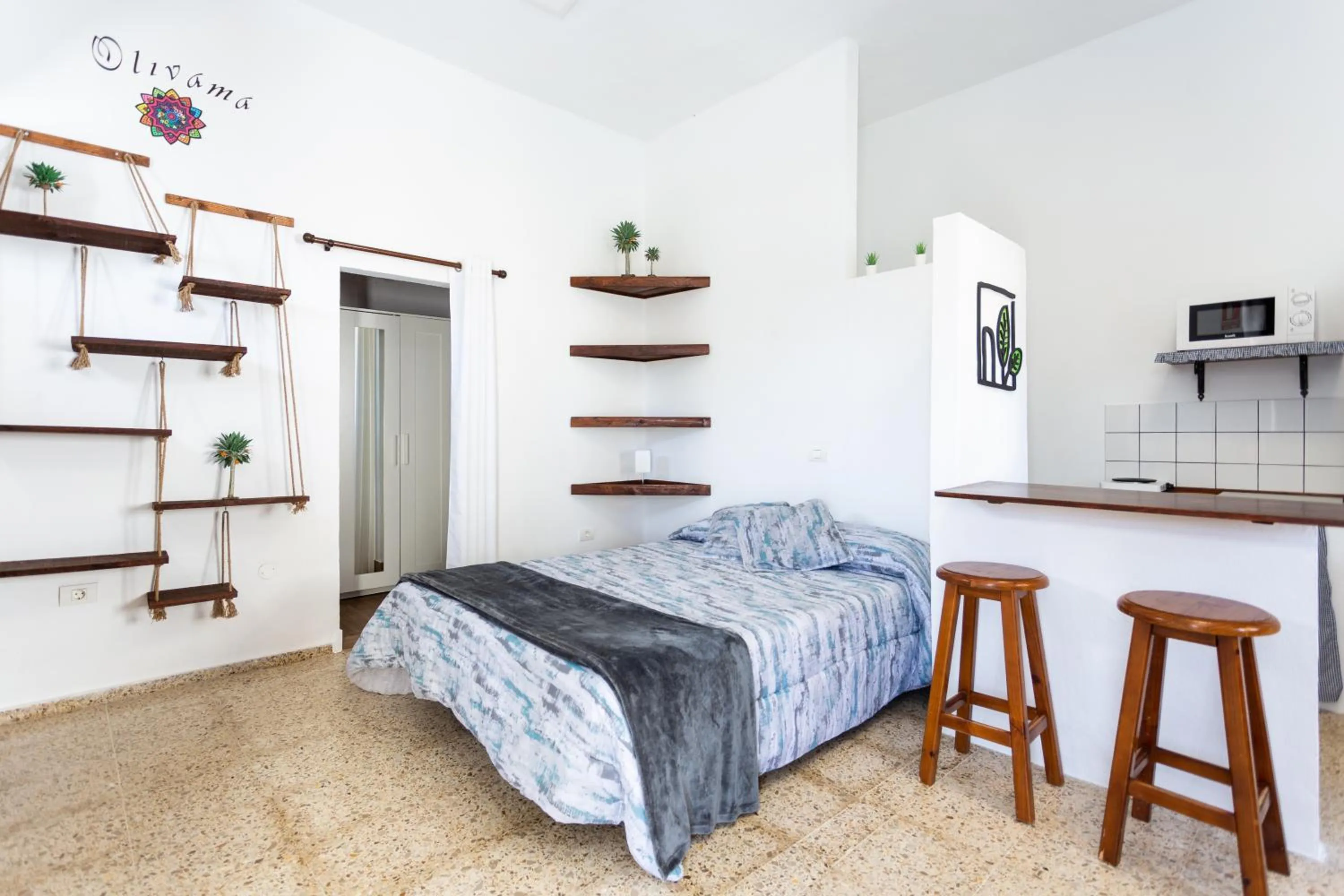 Bed in El Hostal del Cubo