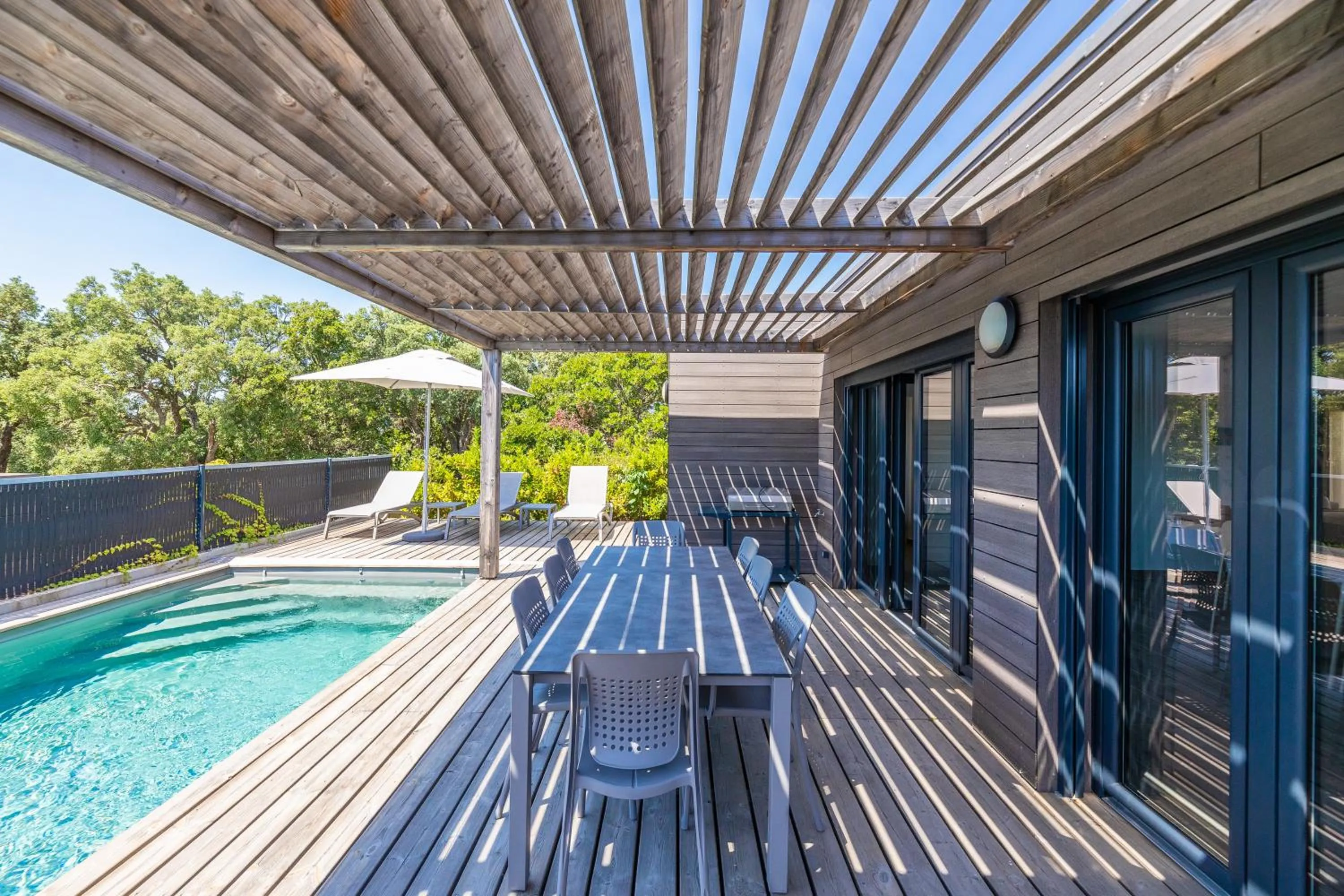 Patio in Résidence Pierre & Vacances Premium Les Terrasses d'Arsella