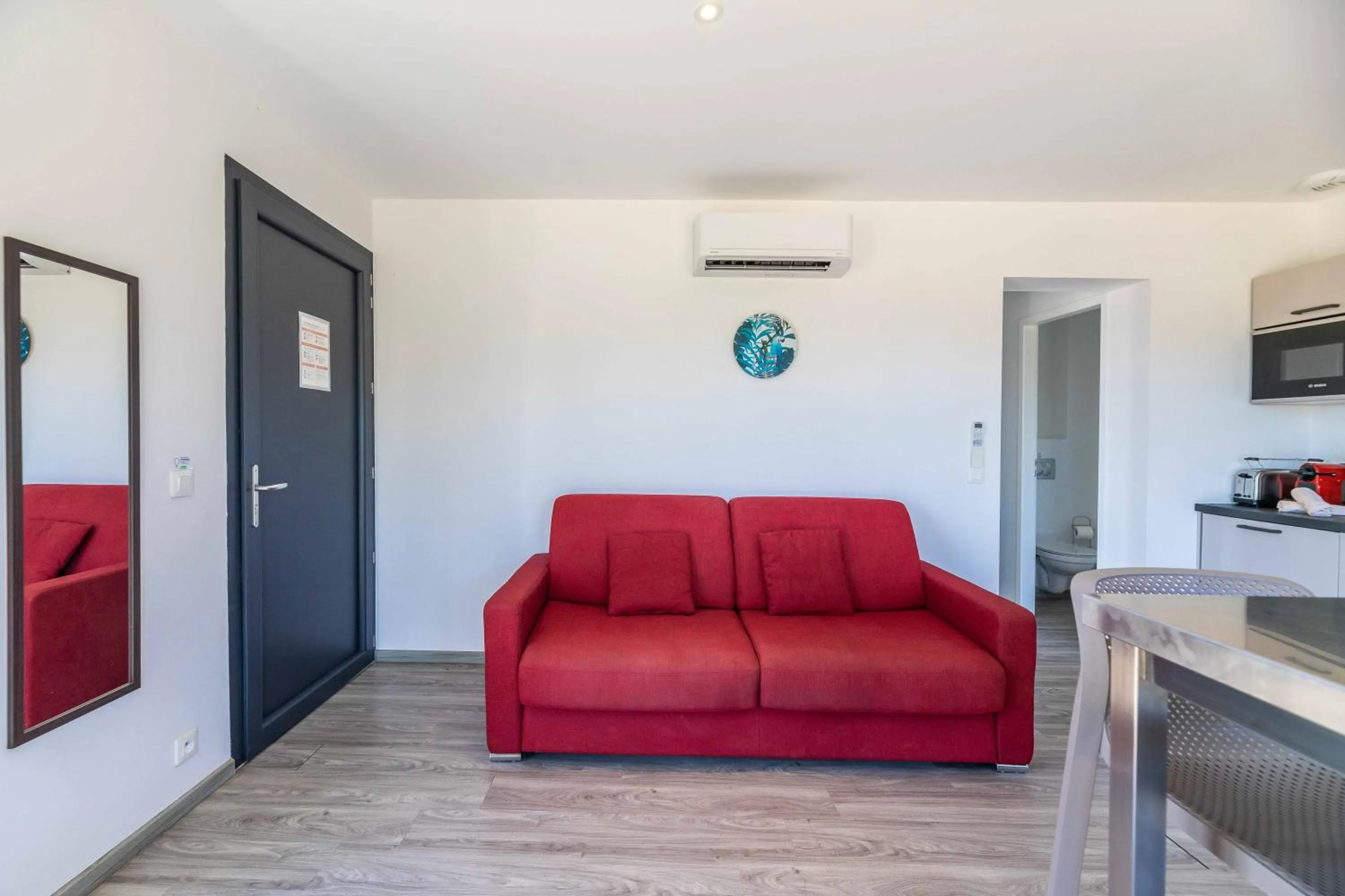 Kitchen or kitchenette in Résidence Pierre & Vacances Premium Les Terrasses d'Arsella