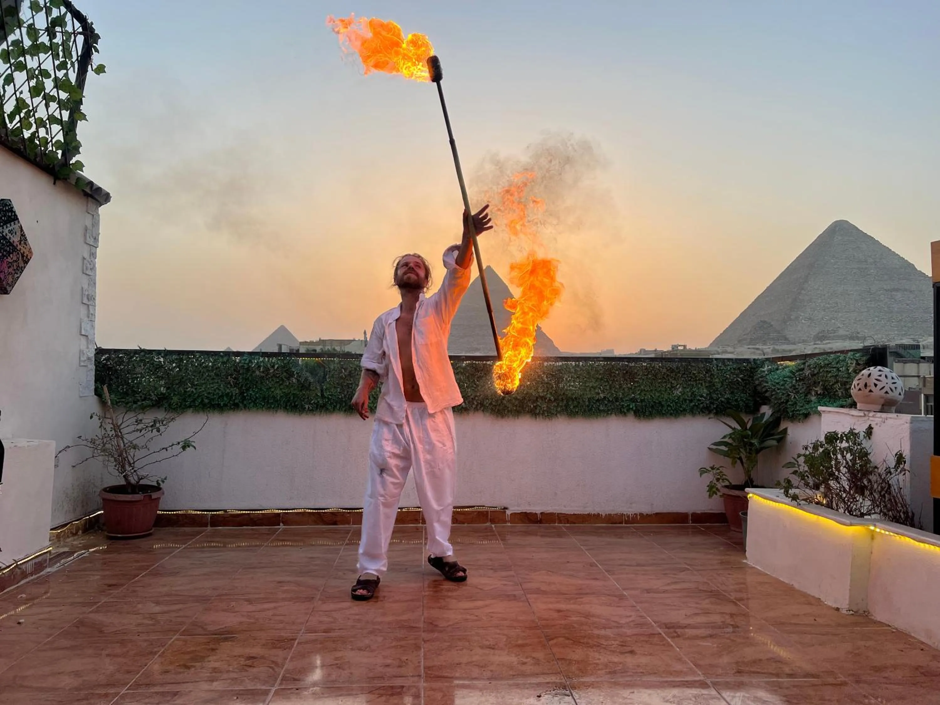 Natural landscape in Pyramids Top Inn