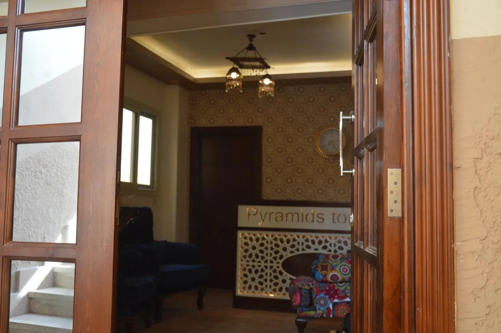 Lobby or reception in Pyramids Top Inn