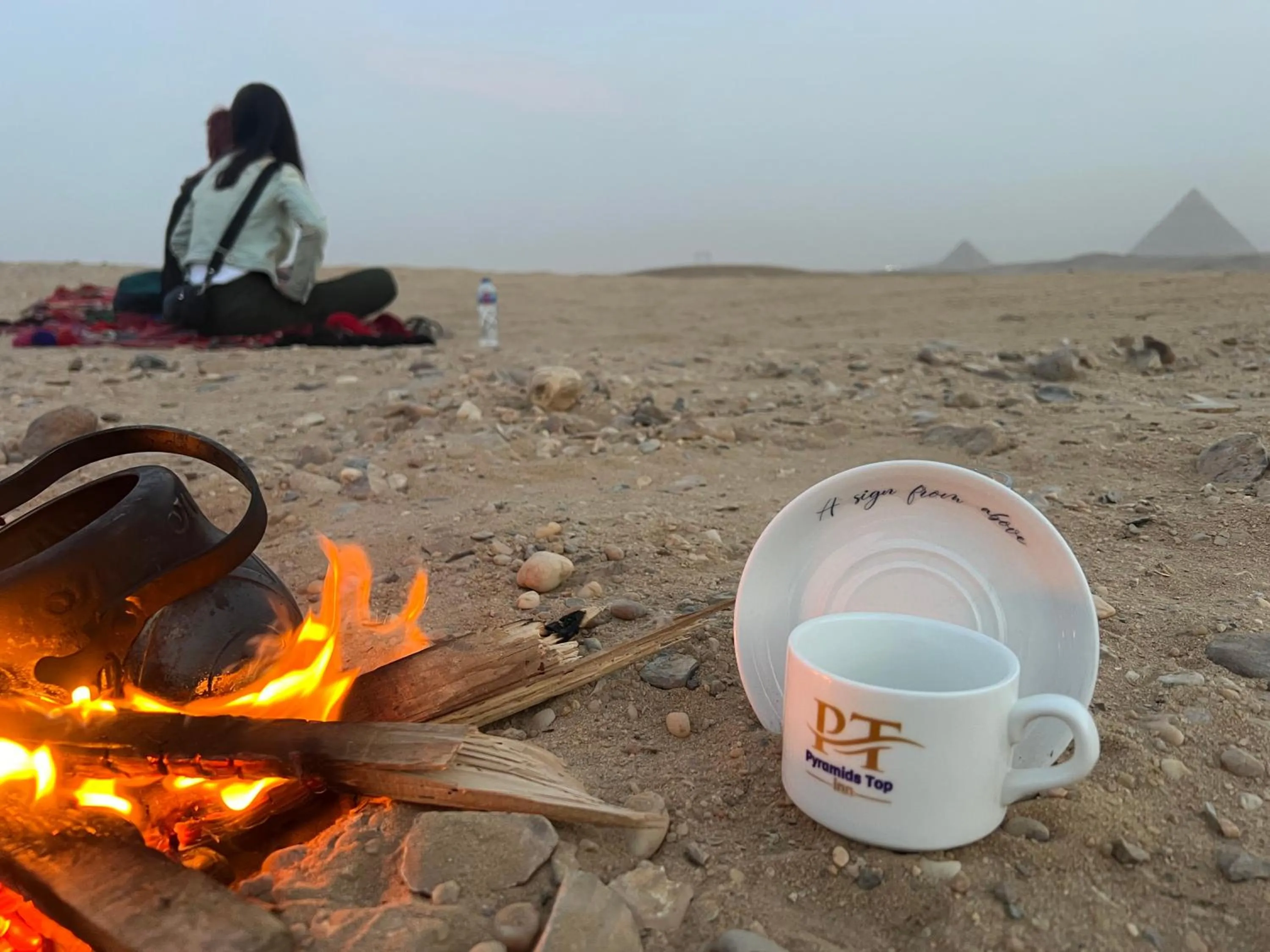 group of guests in Pyramids Top Inn