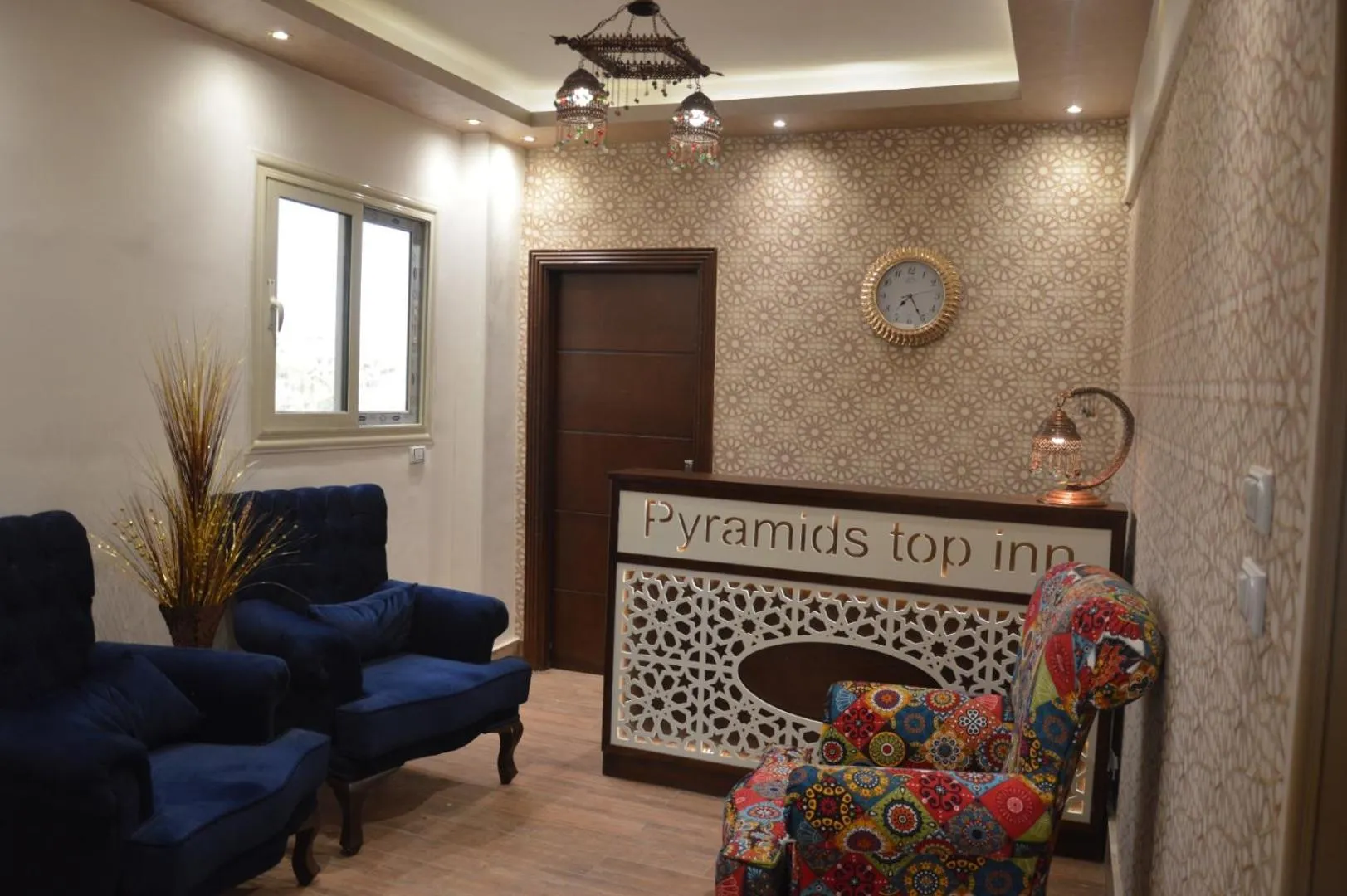 Lobby or reception in Pyramids Top Inn