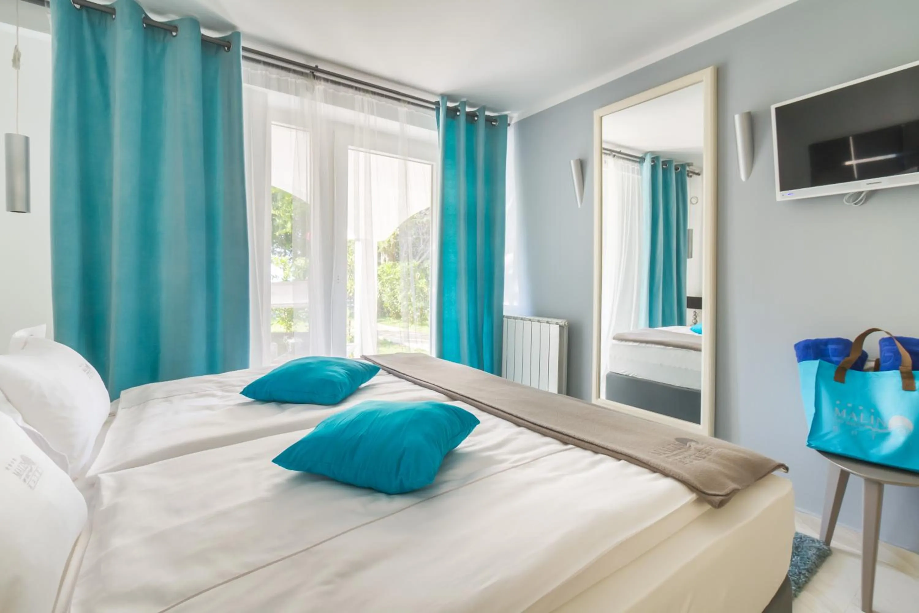 Bedroom, Bed in Hotel Malin