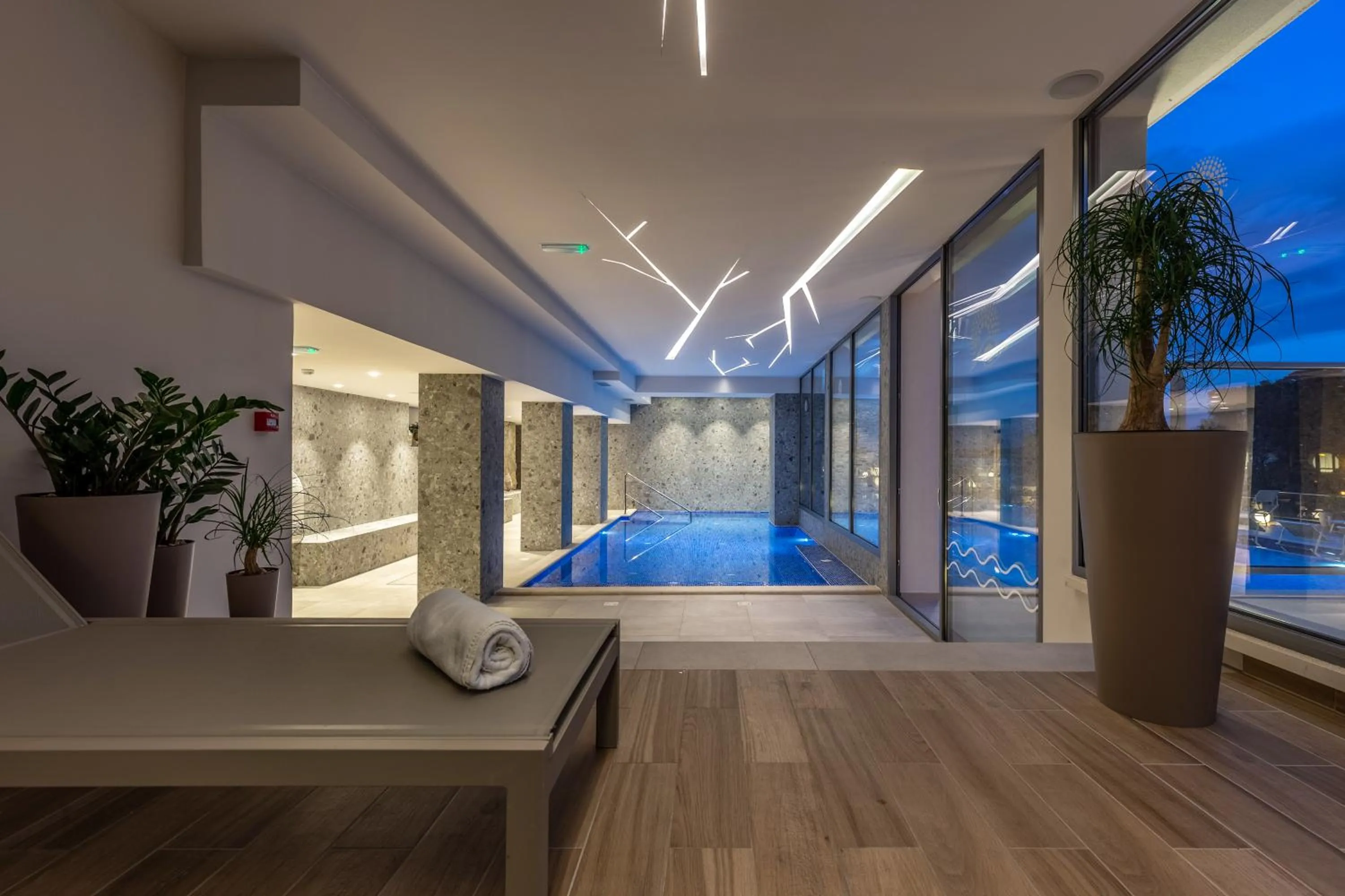 Swimming pool in Hotel Malin