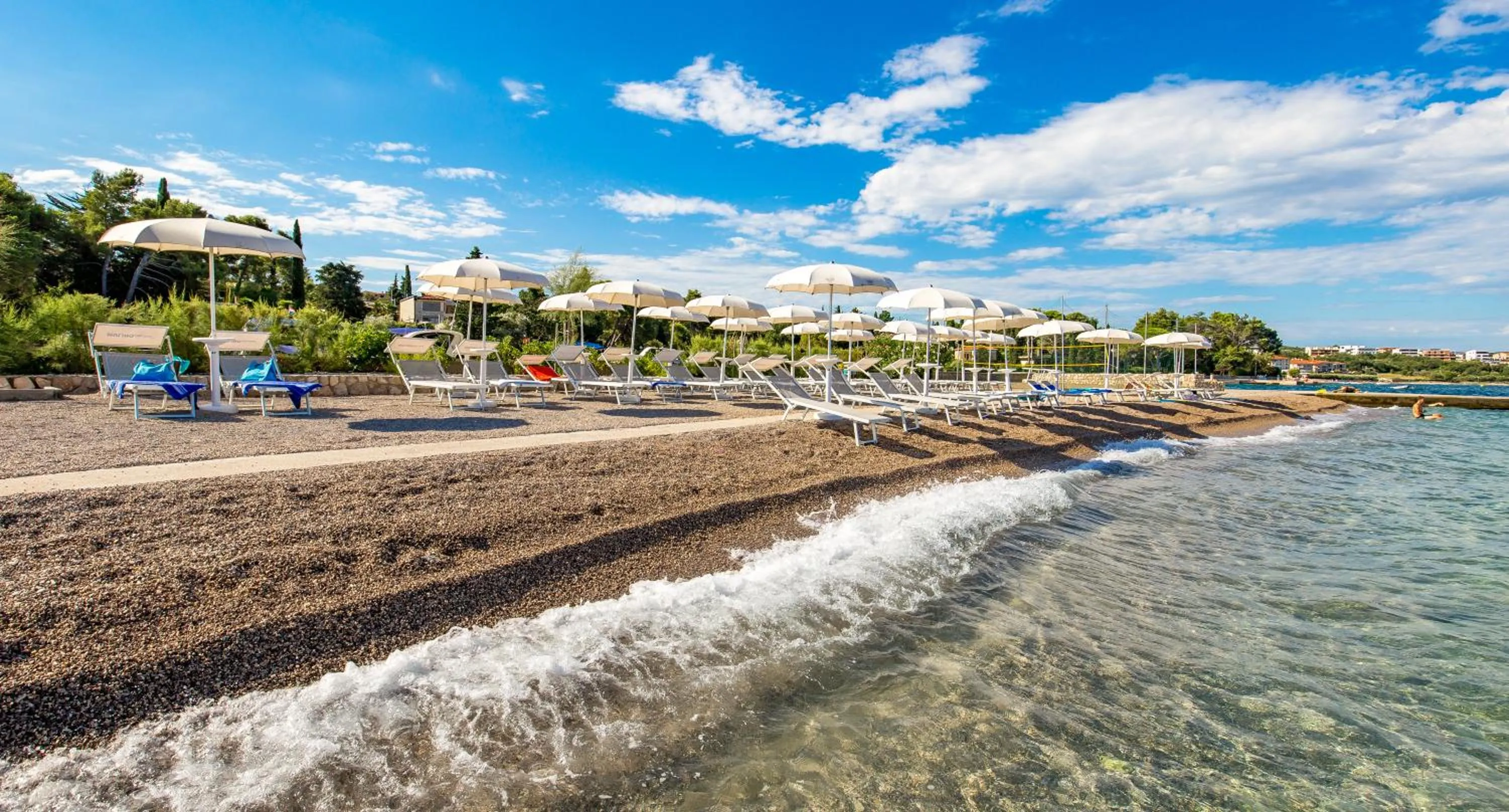 Beach in Hotel Malin