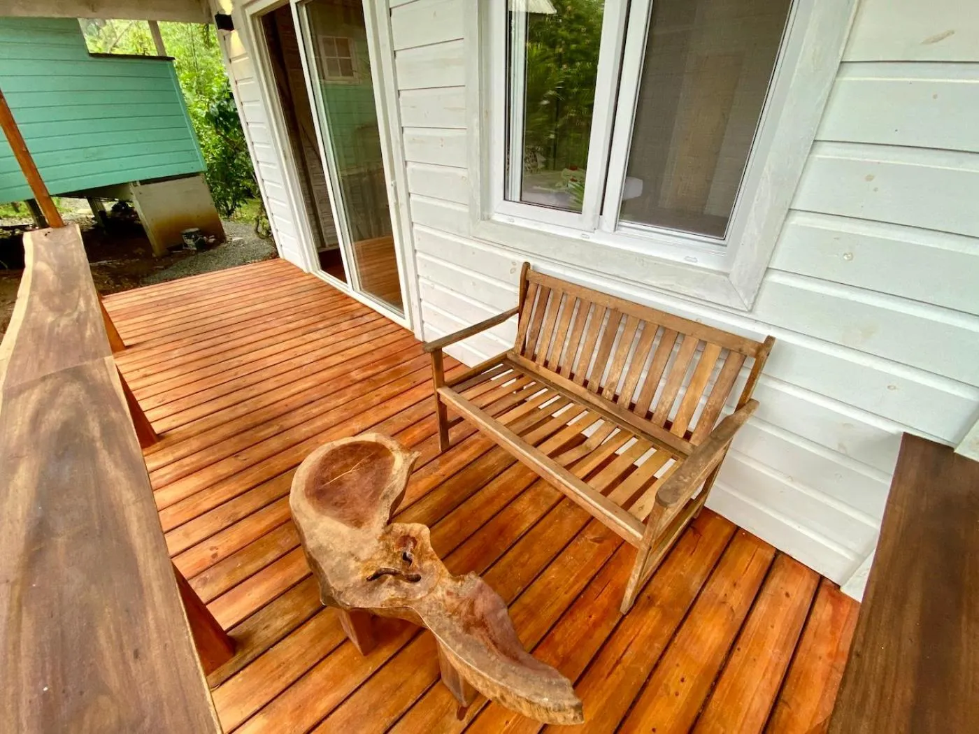 Patio in Bird Island Bungalows