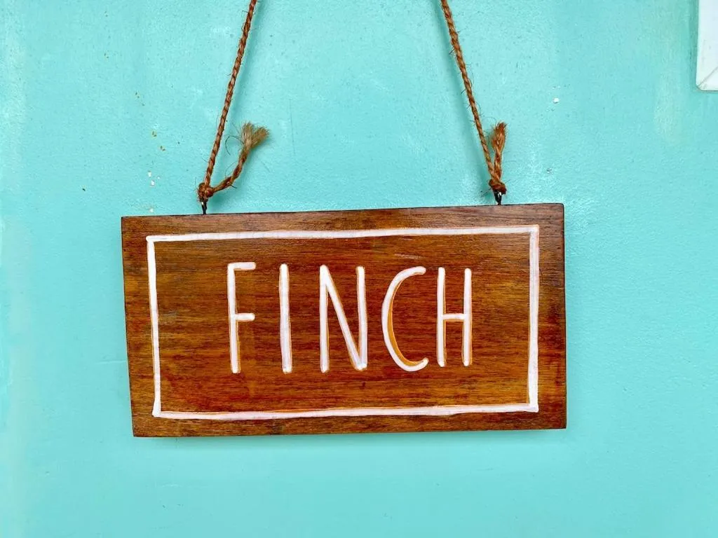 Logo/Certificate/Sign in Bird Island Bungalows