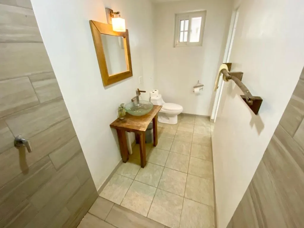 Shower in Bird Island Bungalows