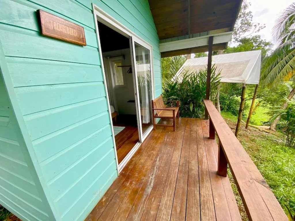 Patio in Bird Island Bungalows