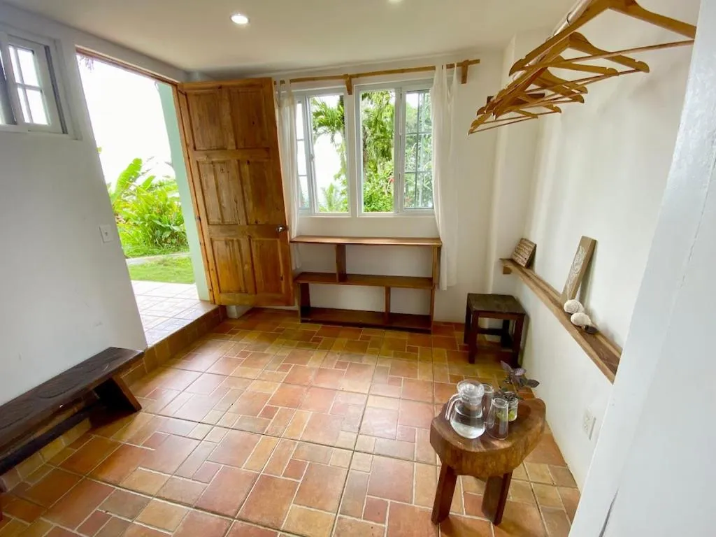 Living room in Bird Island Bungalows