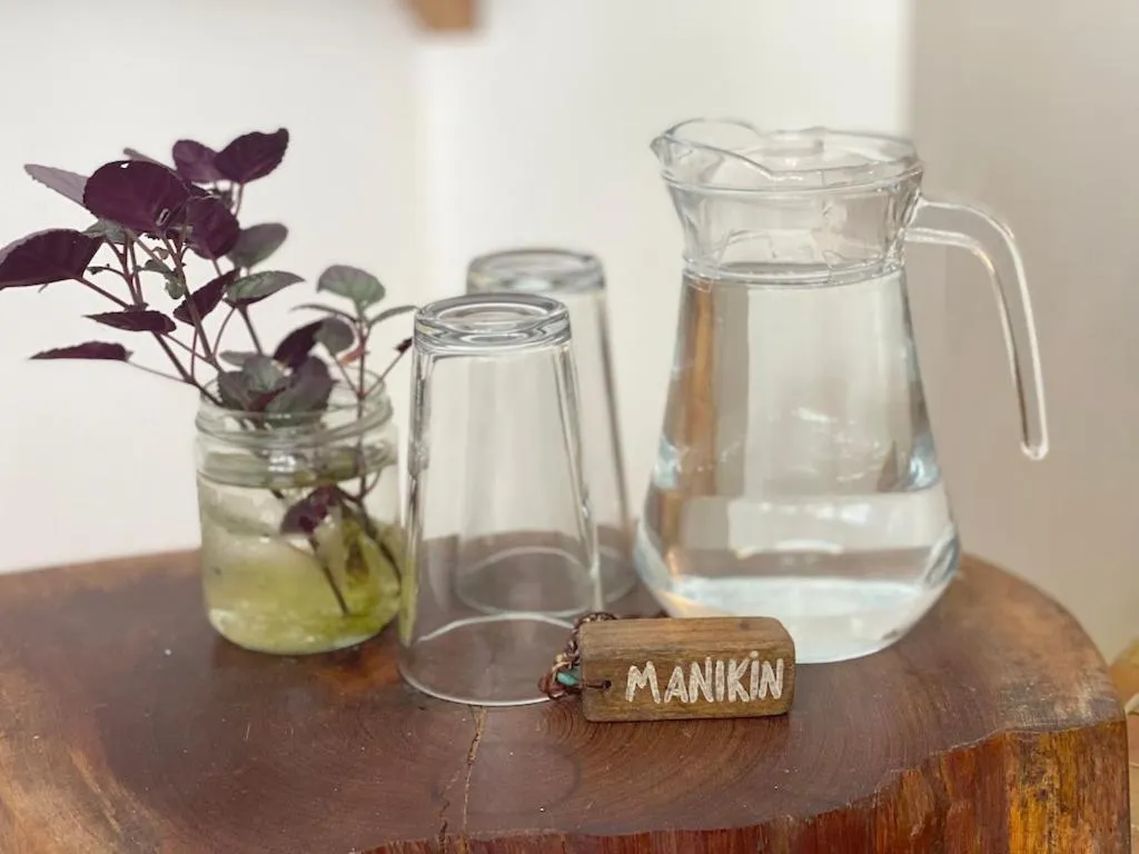 Drinks in Bird Island Bungalows