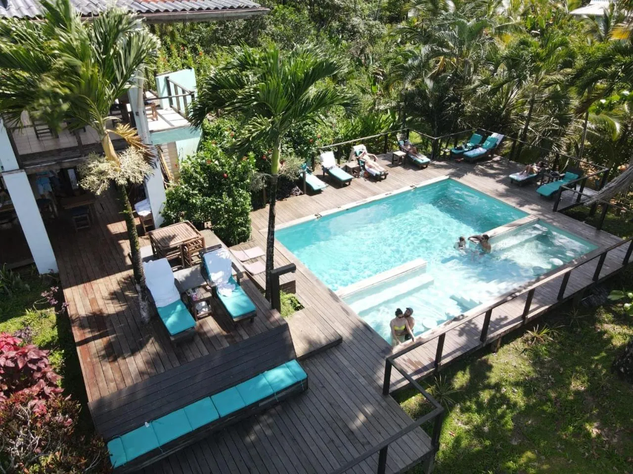 Bird's eye view in Bird Island Bungalows