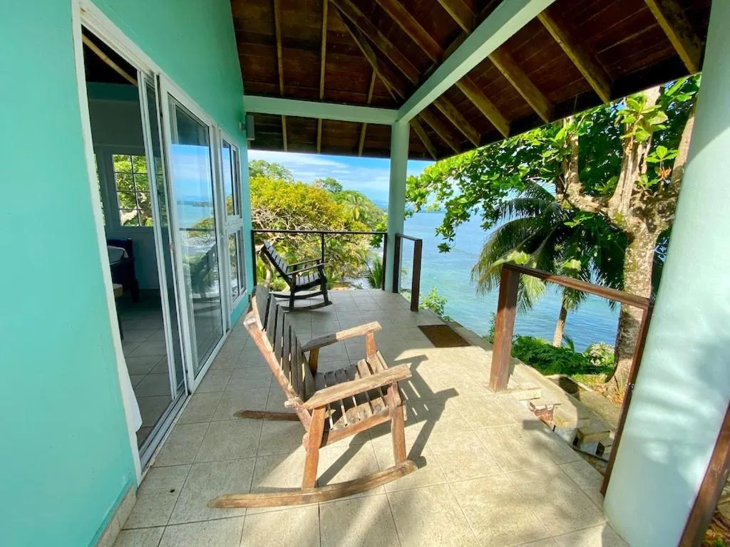 Patio in Bird Island Bungalows