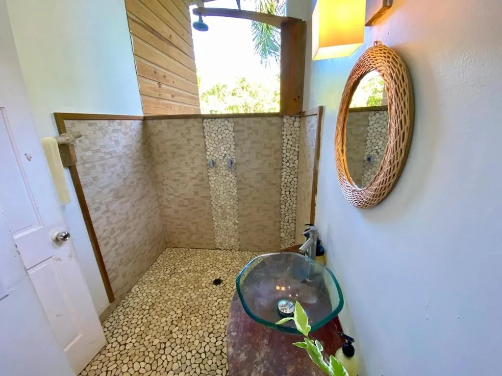Shower in Bird Island Bungalows