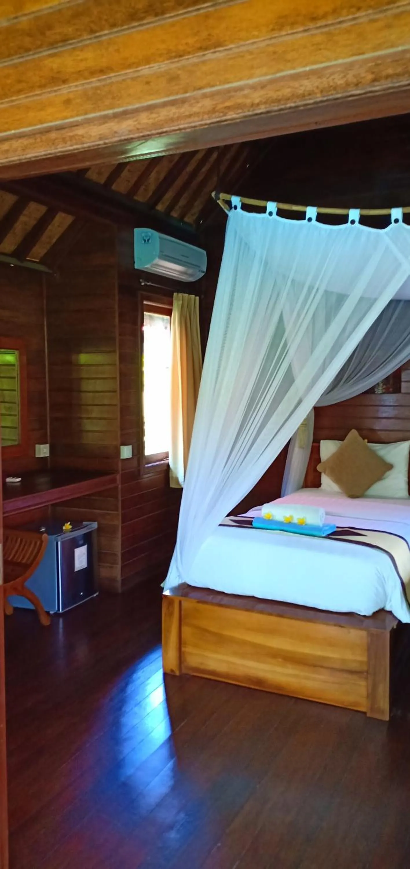 Bed in Cassava Bungalow
