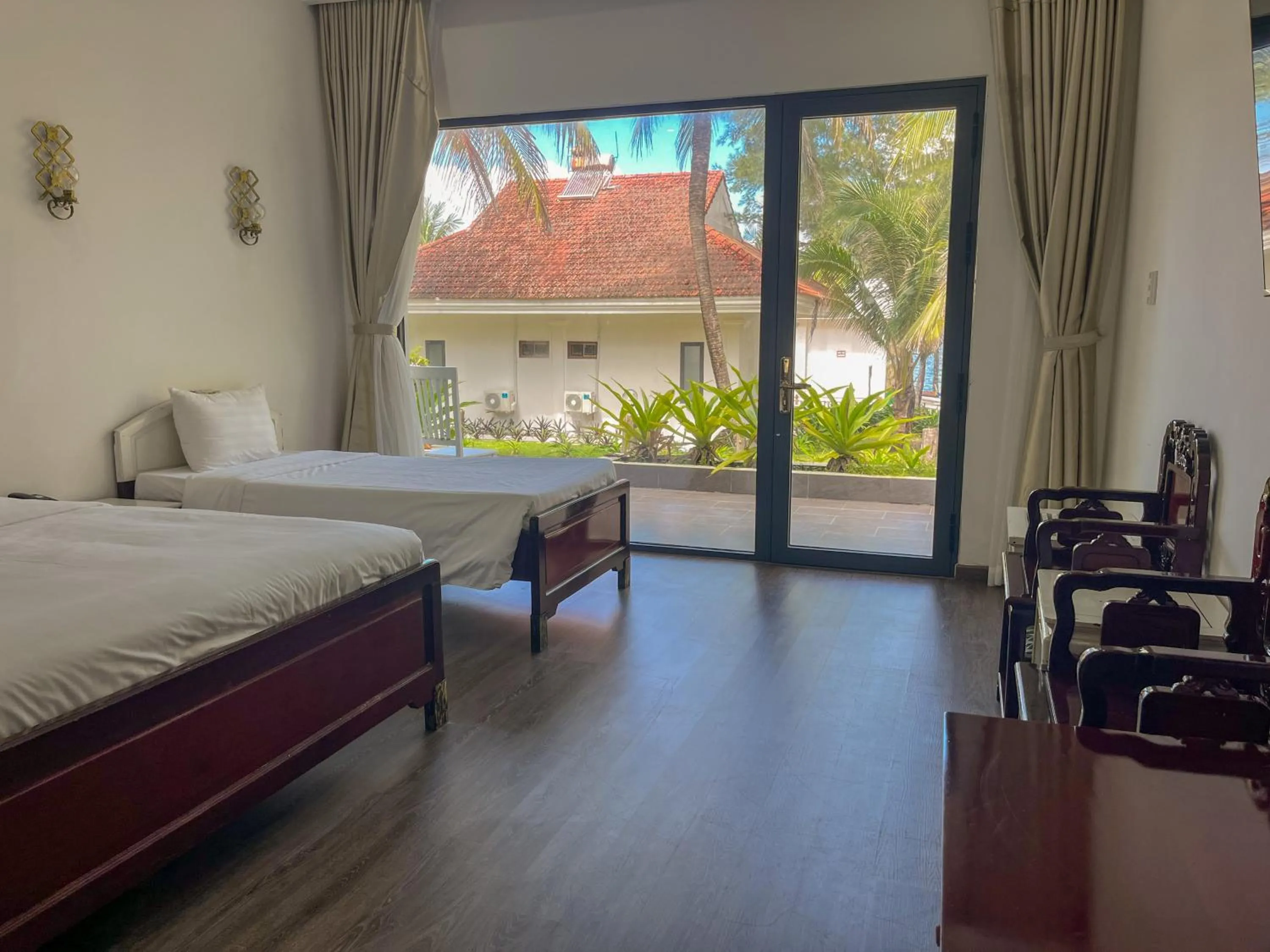 View (from property/room), Bed in Hawaii Resort Phu Quoc