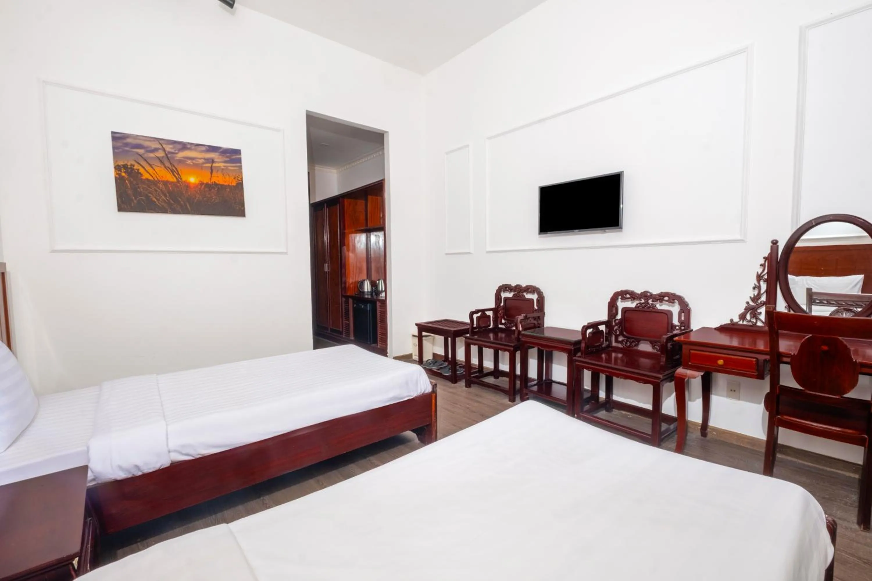 Bedroom, Bed in Hawaii Resort Phu Quoc