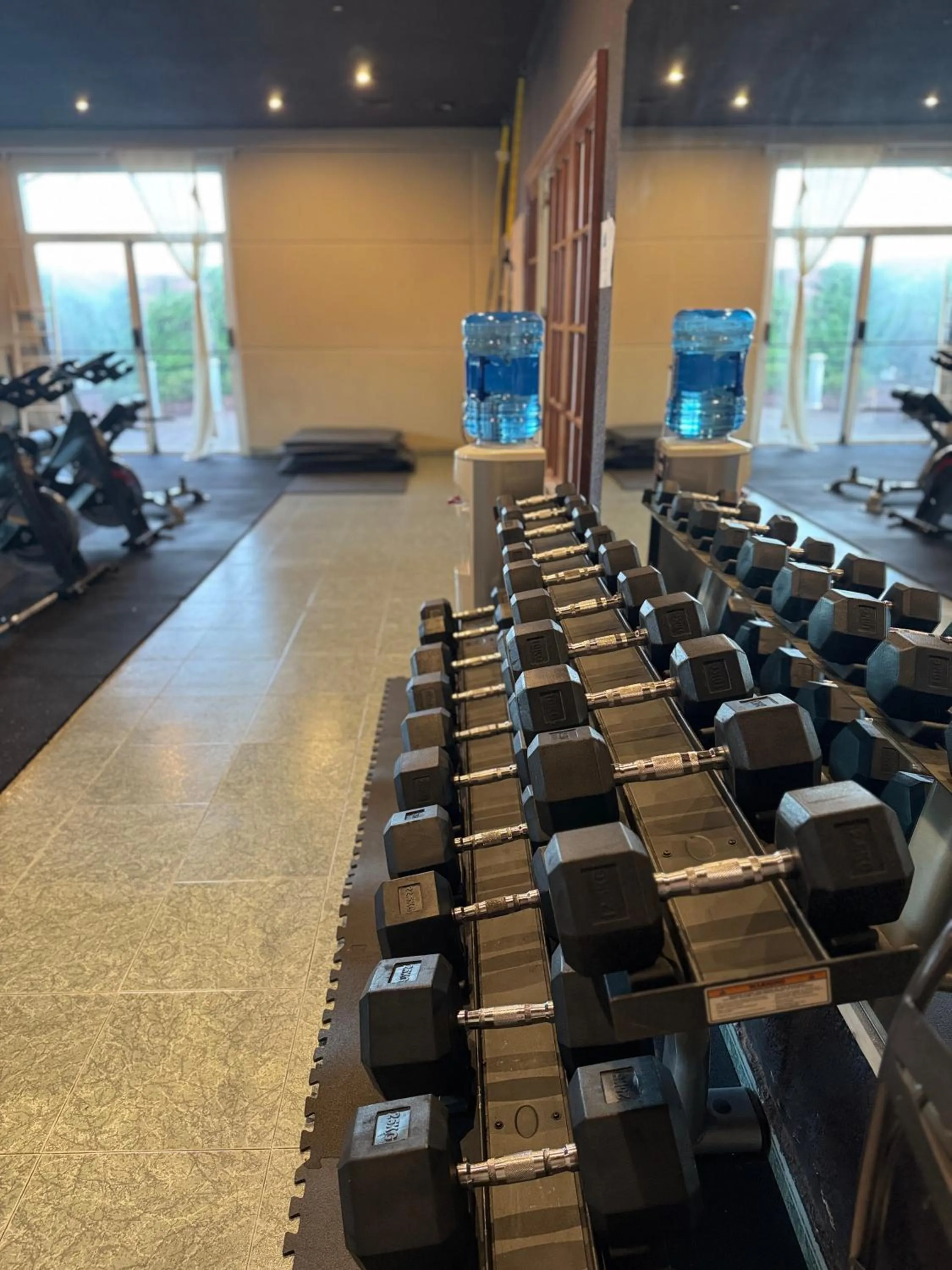 Fitness centre/facilities in Hotel & Restaurant Figueres Parc