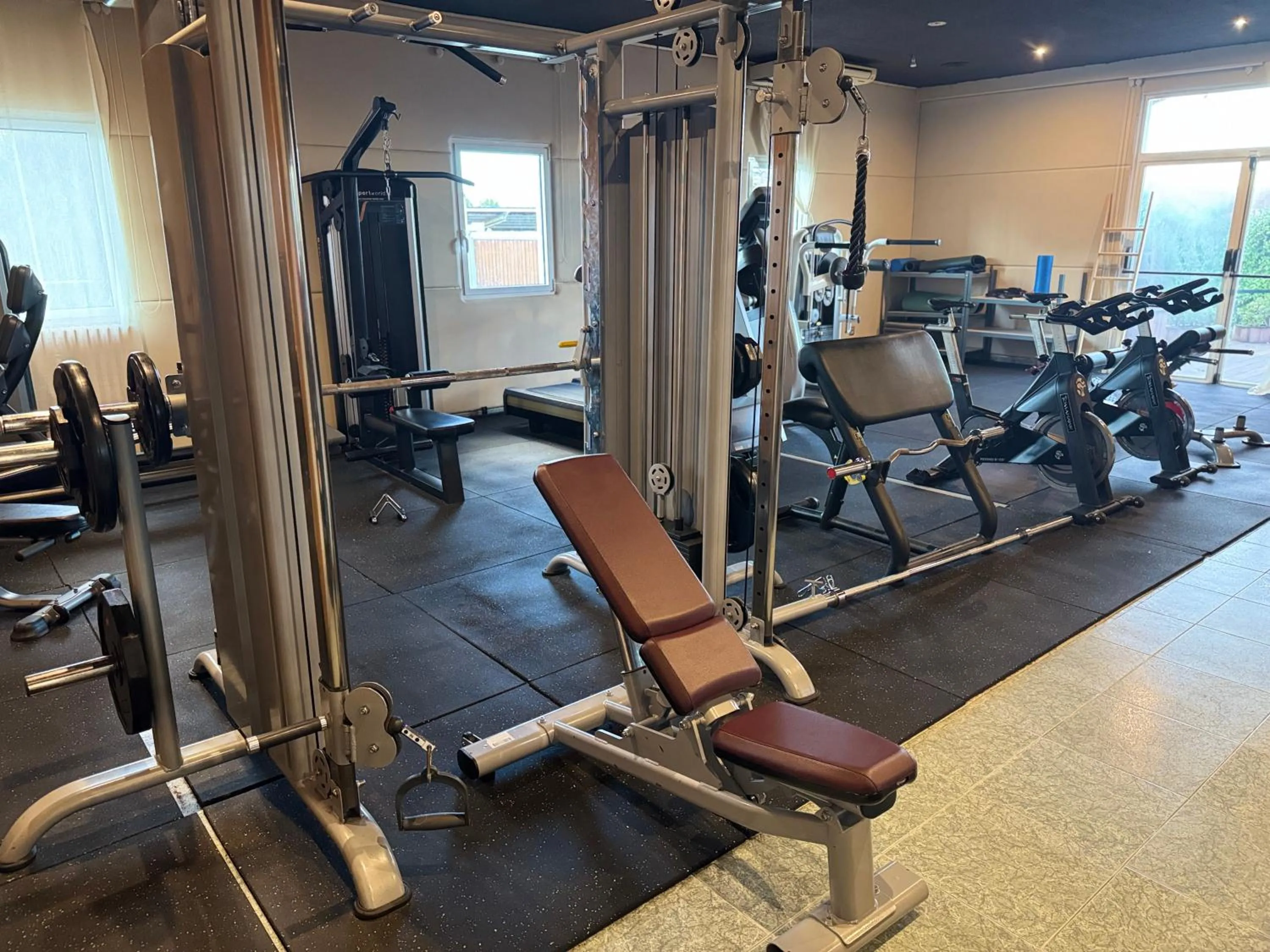 Fitness centre/facilities in Hotel & Restaurant Figueres Parc