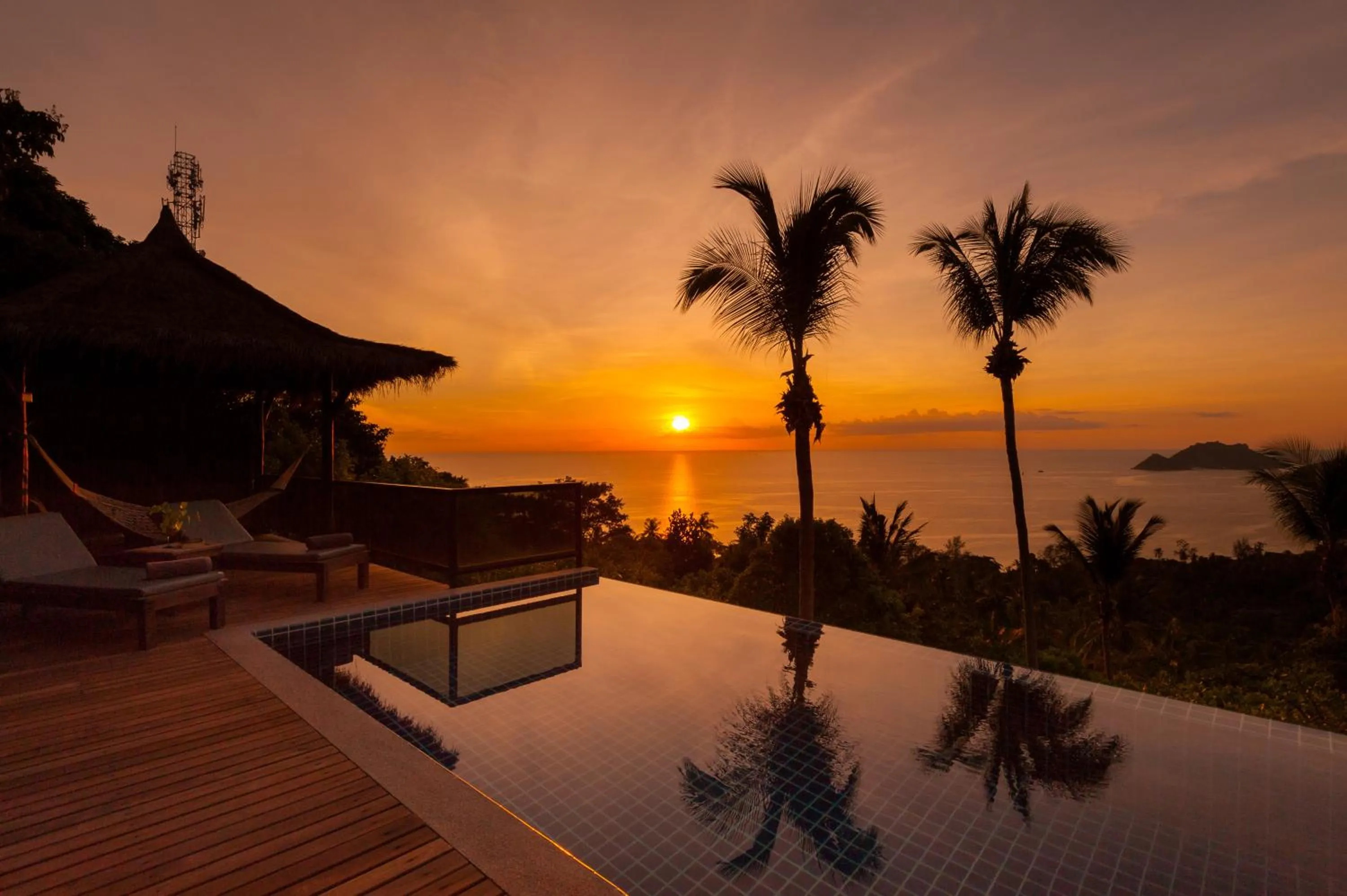 Swimming pool in Koh Tao Heights Pool Villas