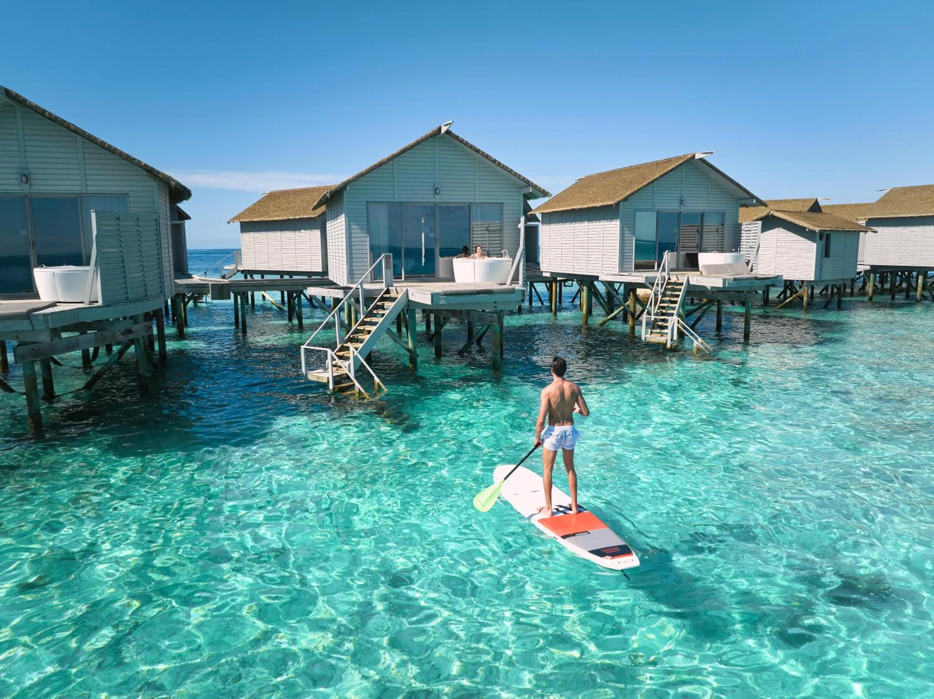 Beach in Centara Ras Fushi Resort & Spa Maldives - Stay 4 nights or more and enjoy 50 percent off Speedboat transfers, valid for stays from 10 Apr to 30 Sep 2026